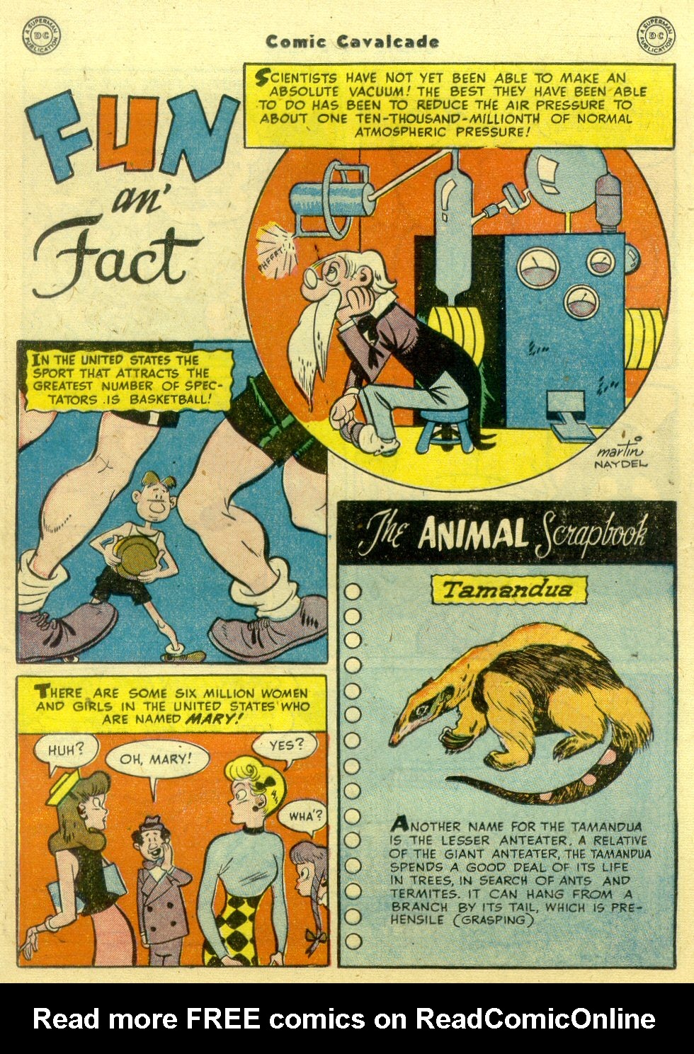 Read online Comic Cavalcade comic -  Issue #34 - 18