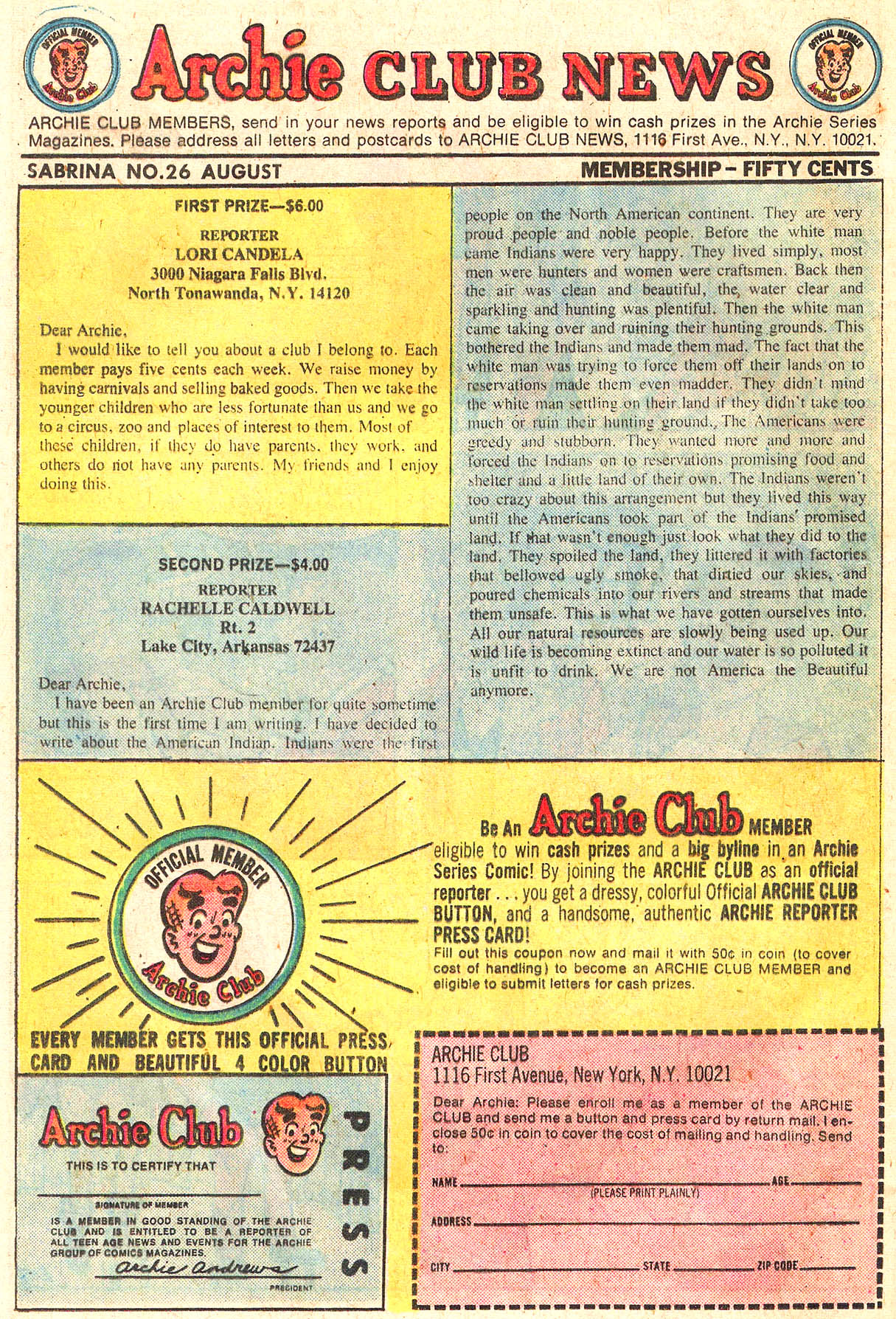 Read online Sabrina The Teenage Witch (1971) comic -  Issue #26 - 23