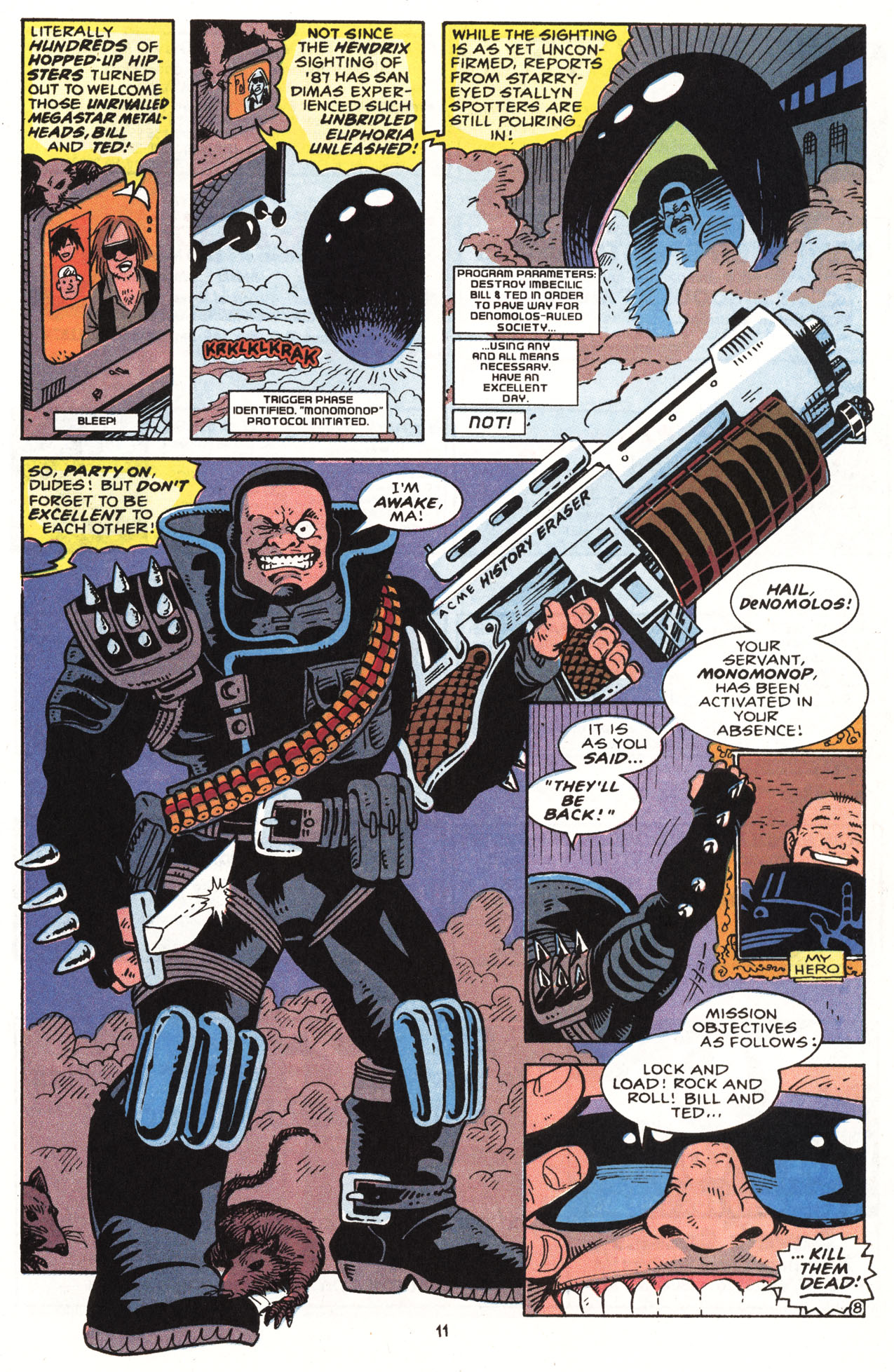 Read online Bill & Ted's Excellent Comic Book comic -  Issue #8 - 13