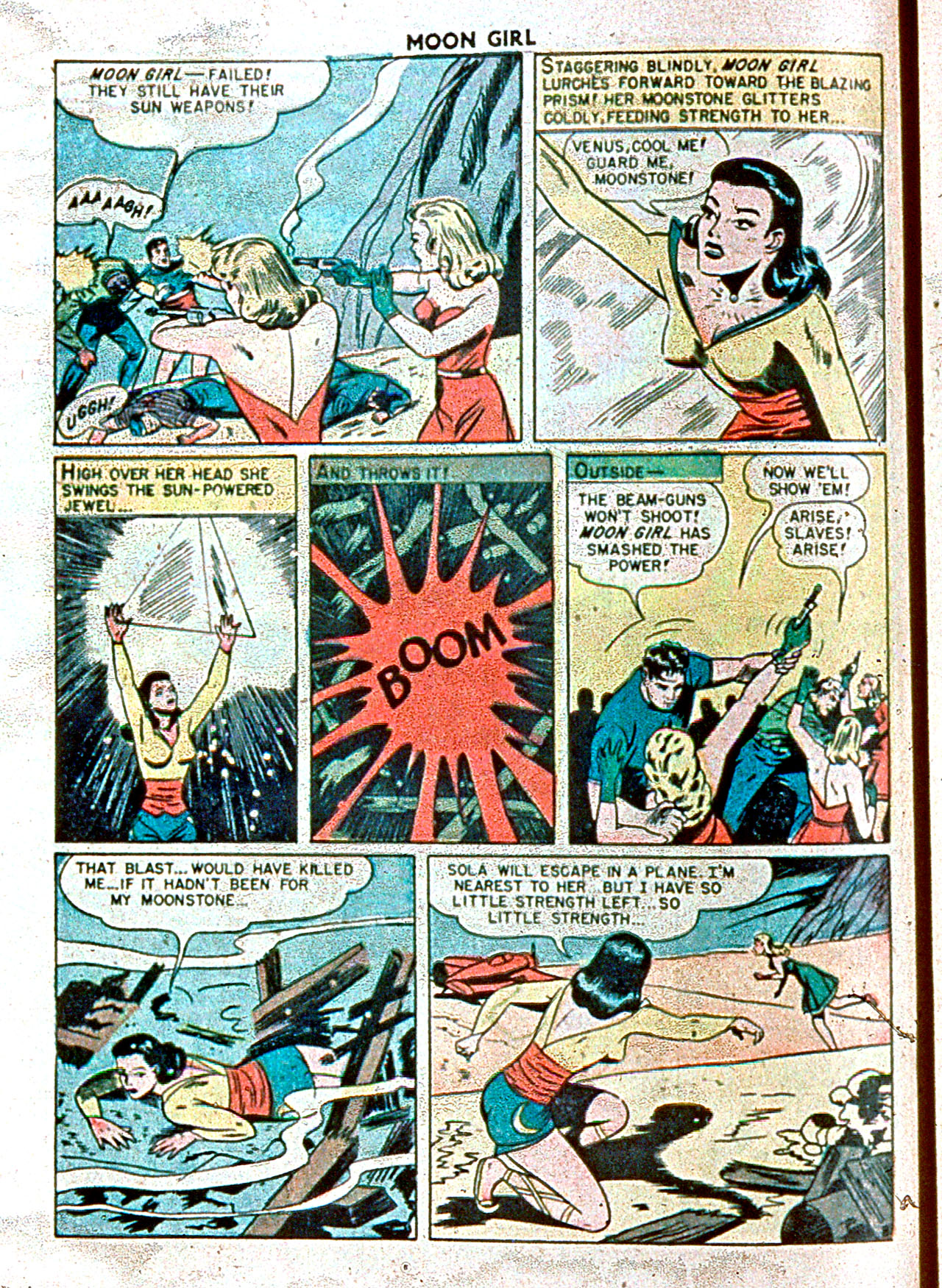 Read online Moon Girl (1947) comic -  Issue #5 - 10