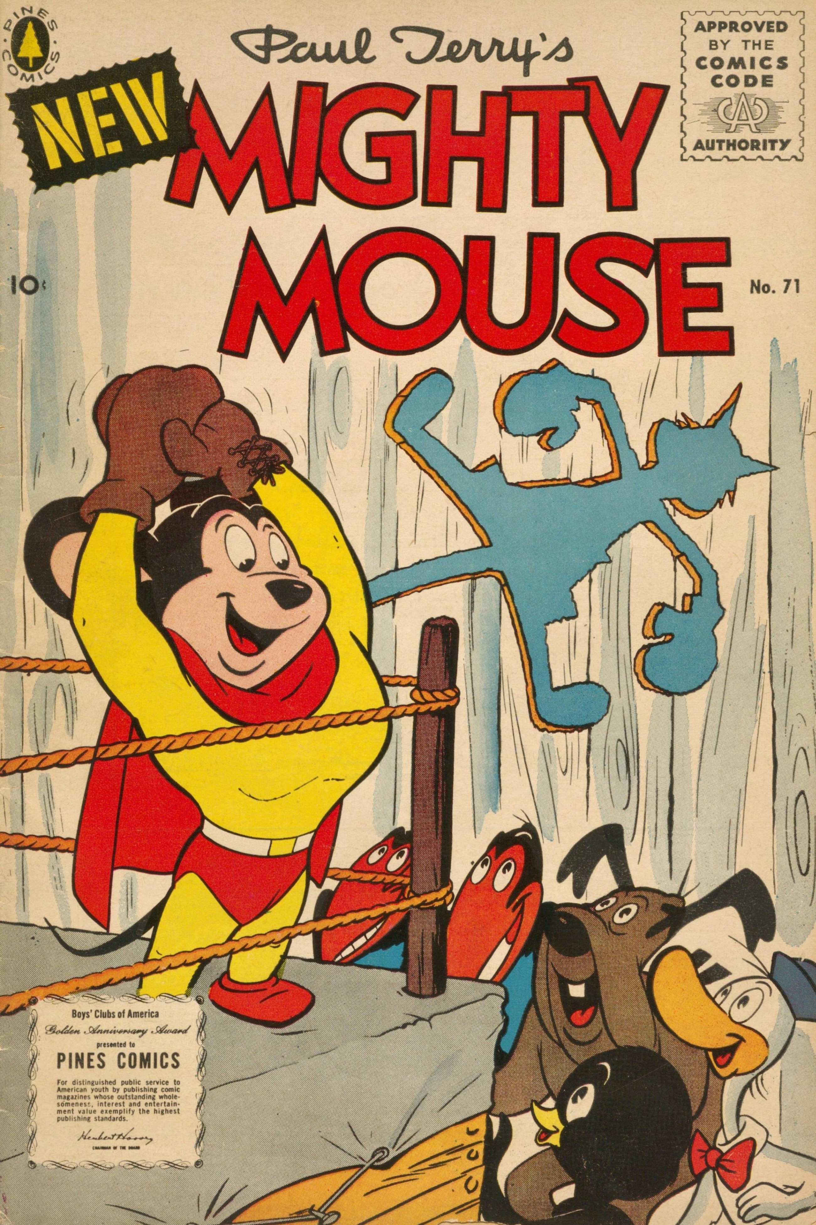 Read online Paul Terry's Mighty Mouse Comics comic -  Issue #71 - 1