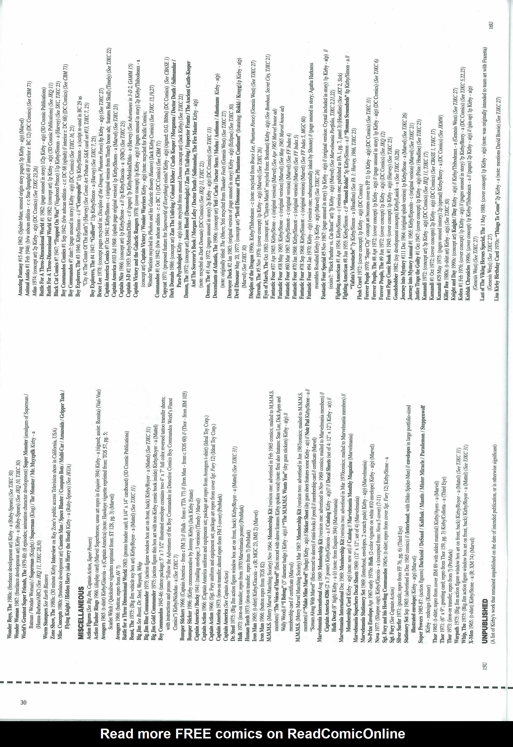 Read online The Jack Kirby Collector comic -  Issue #32 - 32