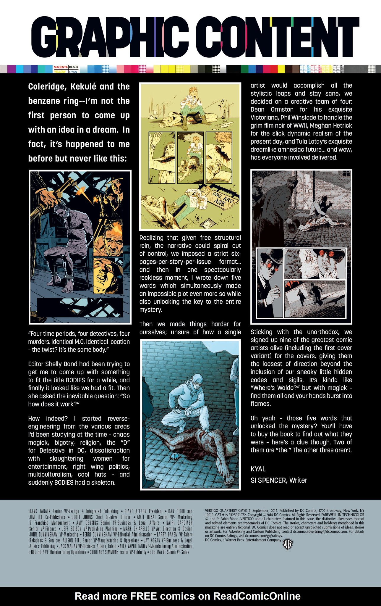 Read online Vertigo Quarterly CMYK comic -  Issue #2 - 73