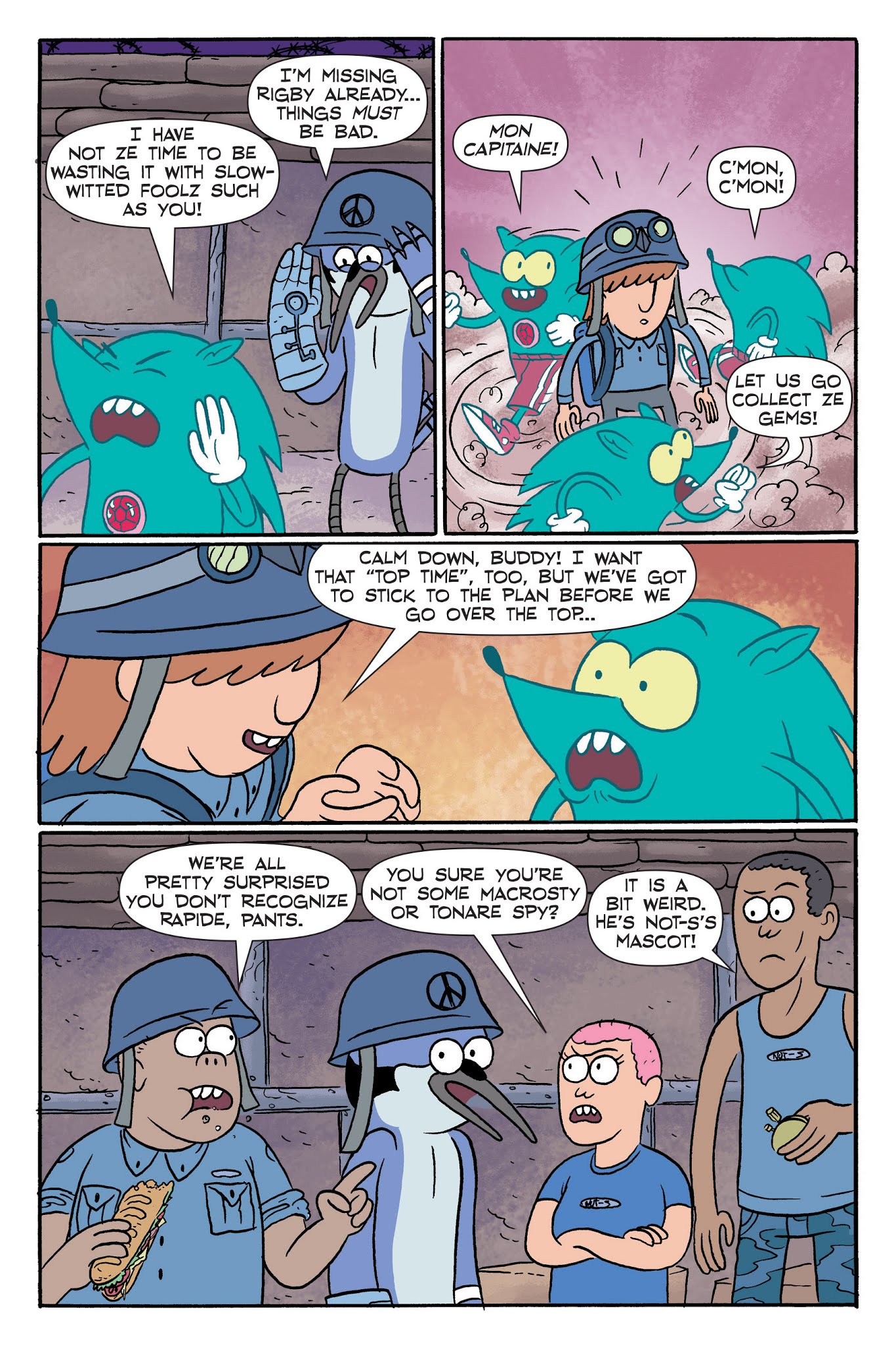 Read online Regular Show: A Clash of Consoles comic -  Issue # TPB (Part 1) - 56