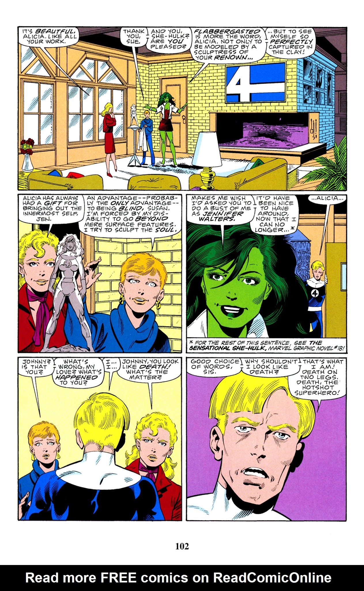 Read online Fantastic Four Visionaries: John Byrne comic -  Issue # TPB 7 - 103
