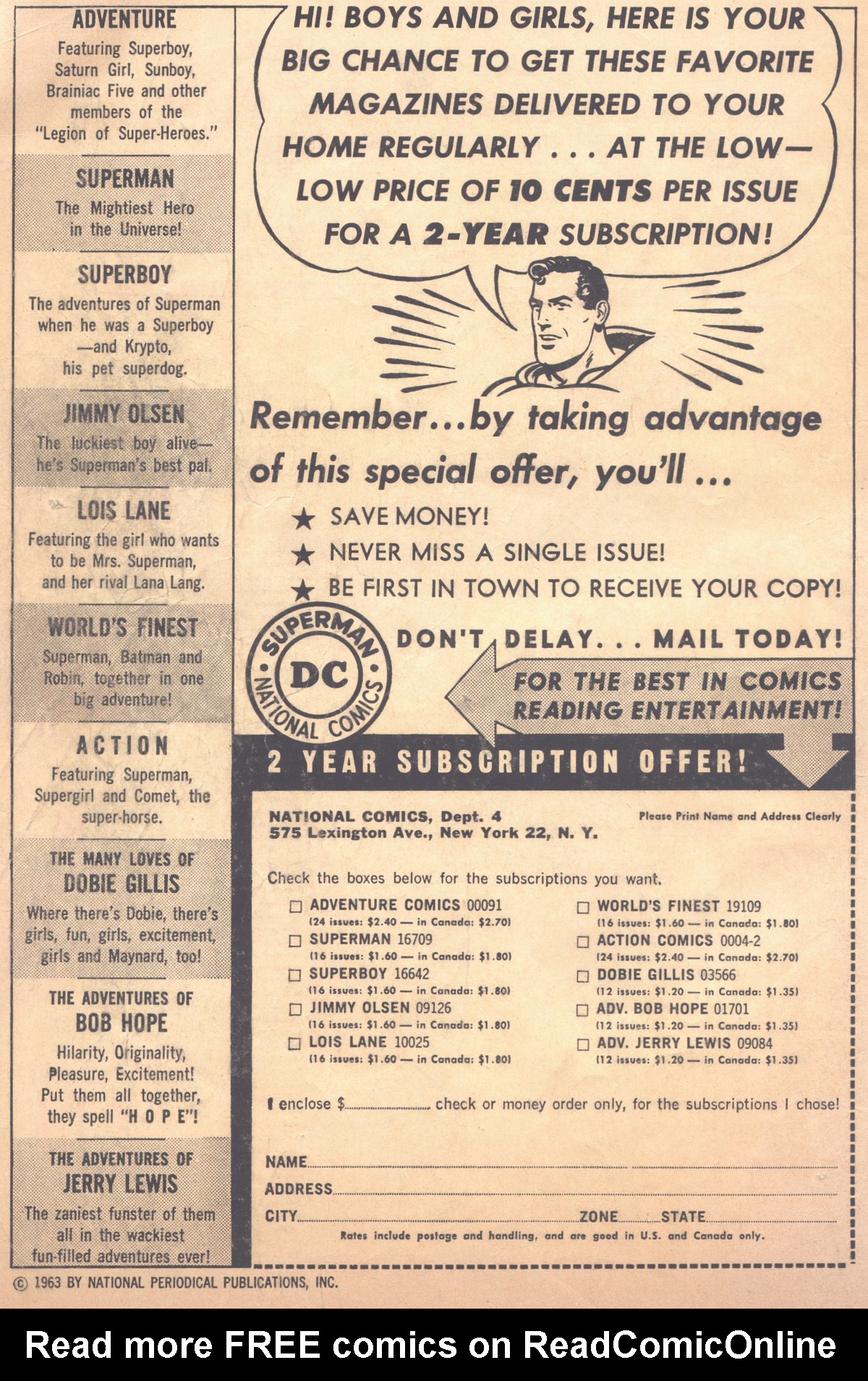 Read online Adventure Comics (1938) comic -  Issue #310 - 2