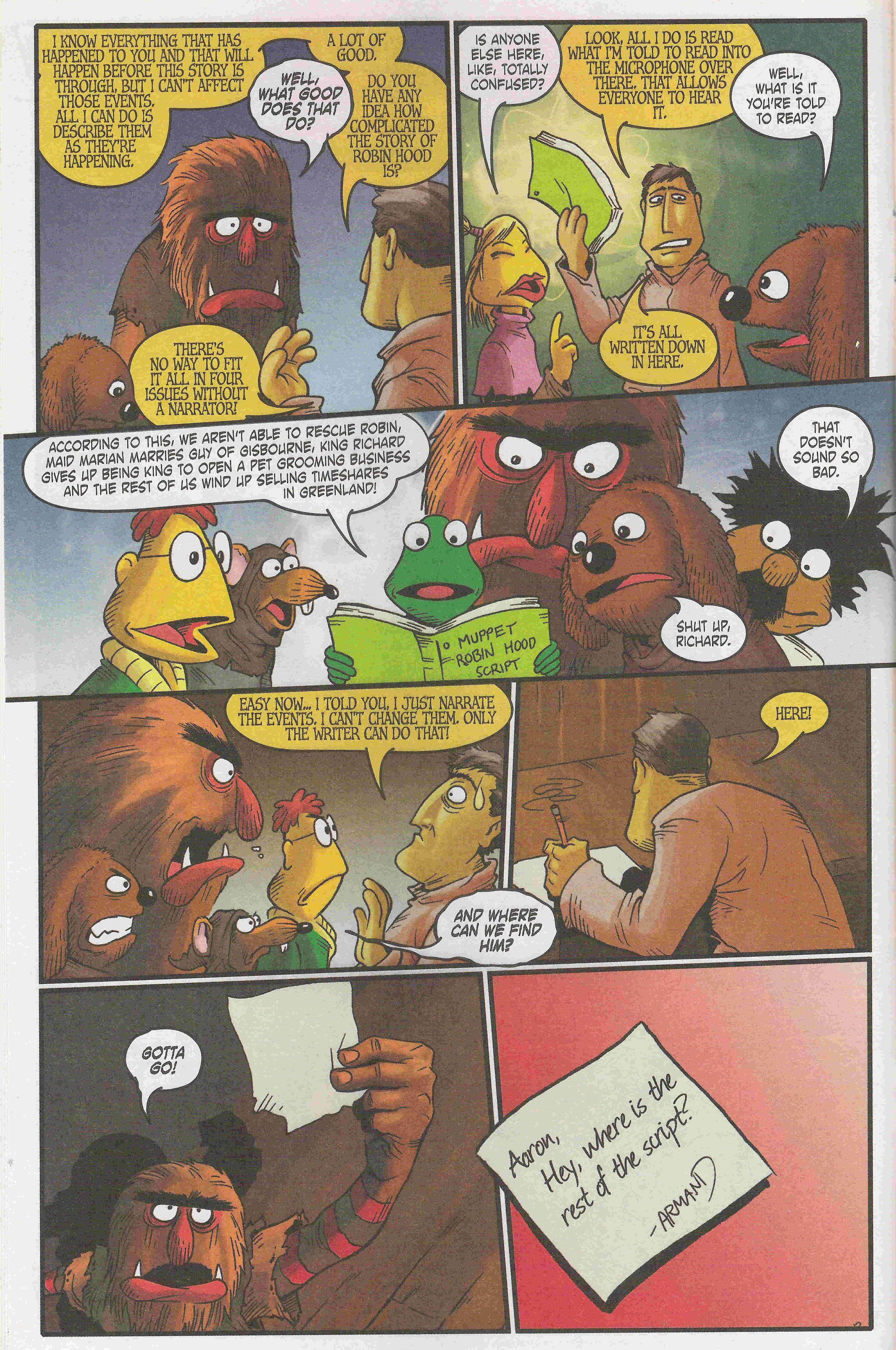 Read online Muppet Robin Hood comic -  Issue #4 - 11