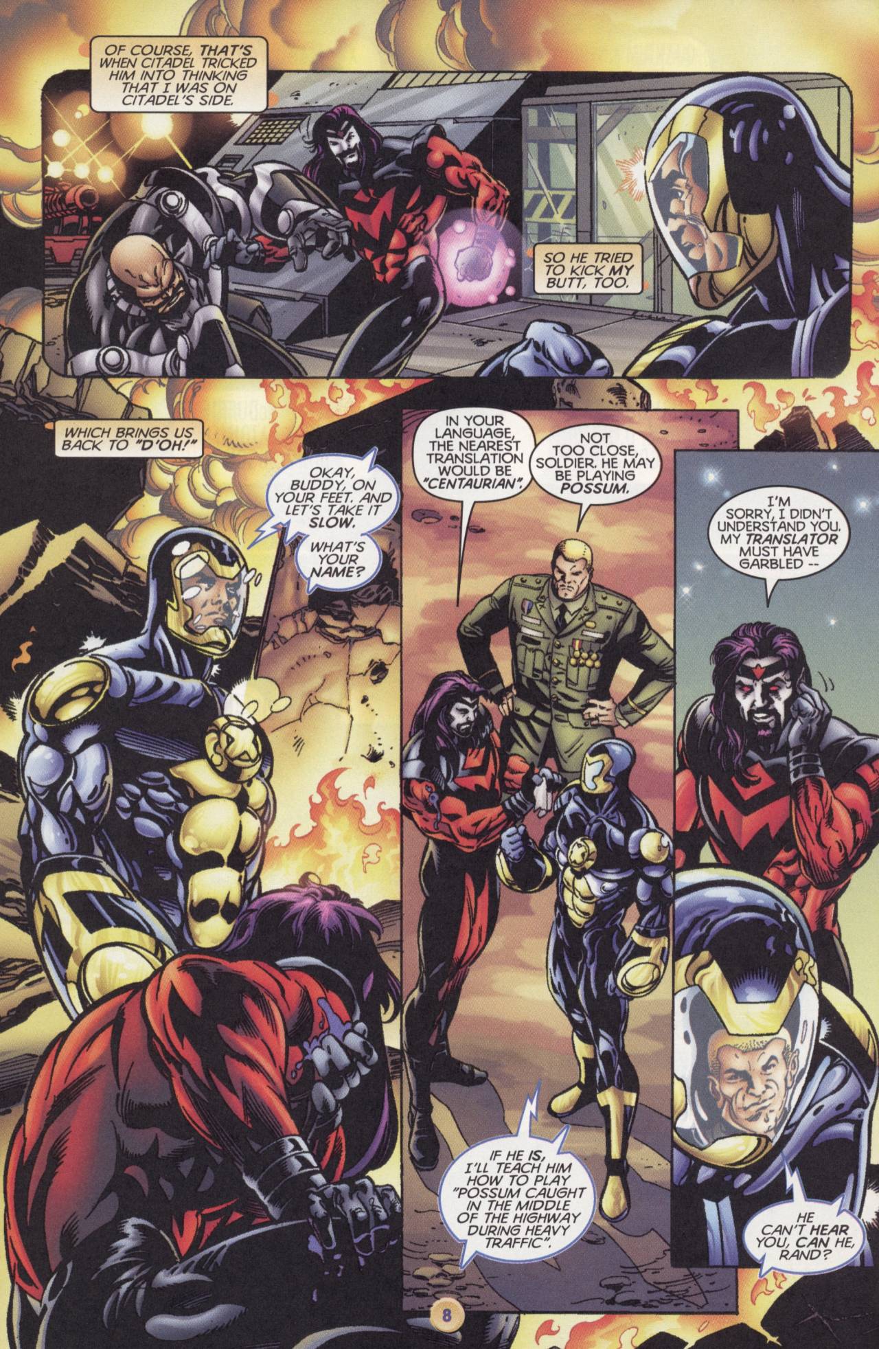 Read online X-O Manowar (1996) comic -  Issue #18 - 7