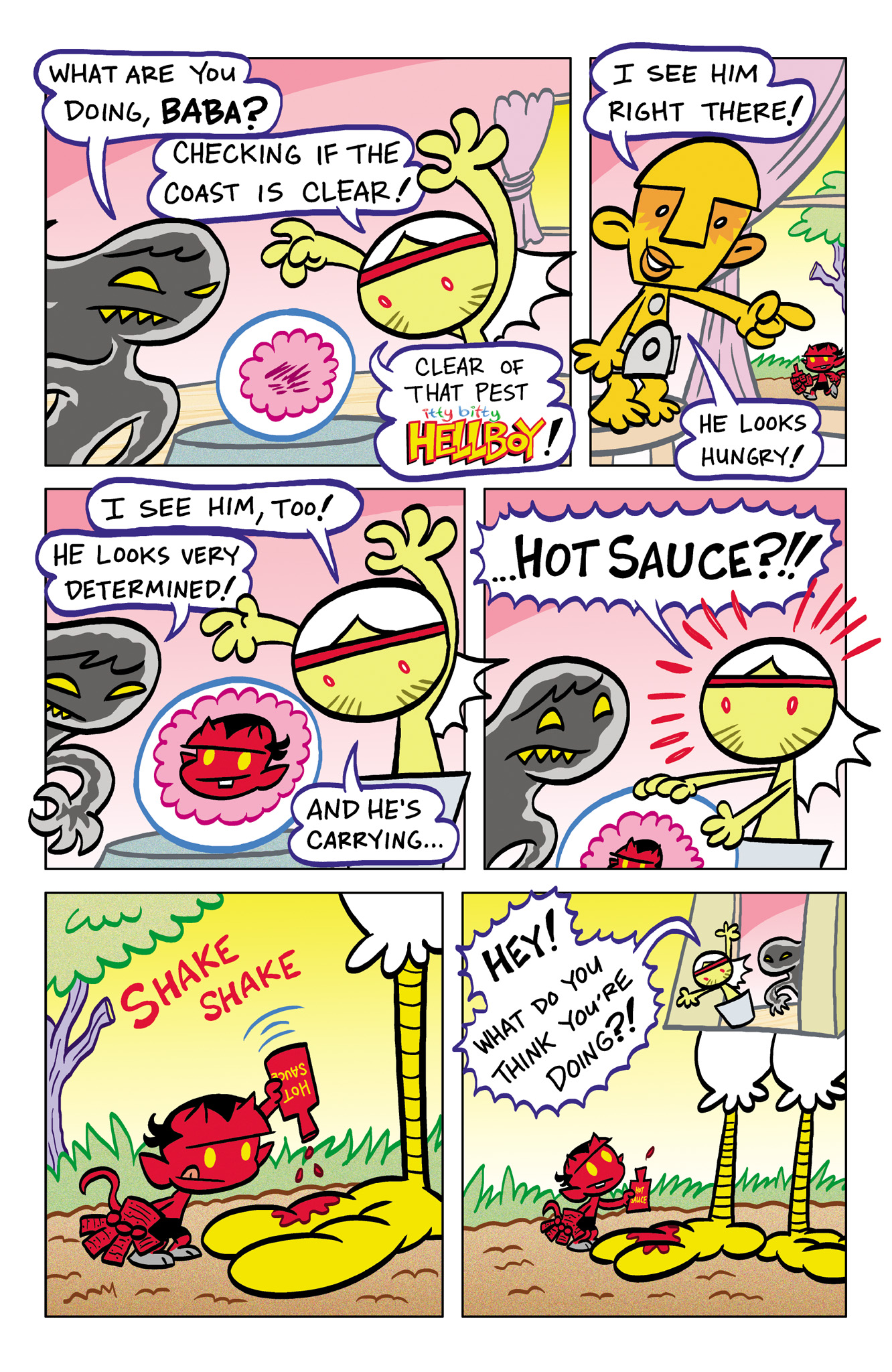 Read online Itty Bitty Hellboy comic -  Issue #5 - 16