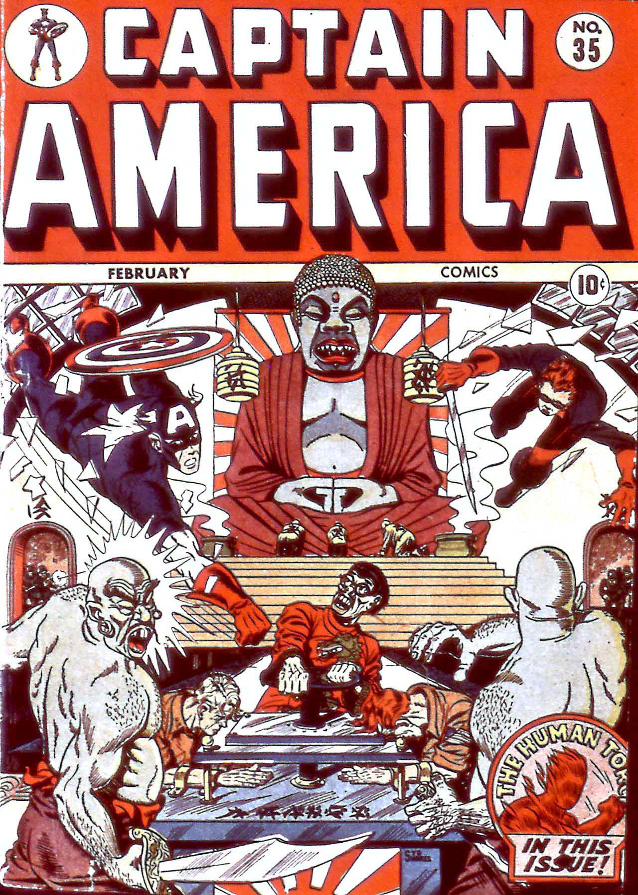 Read online Captain America Comics comic -  Issue #35 - 2