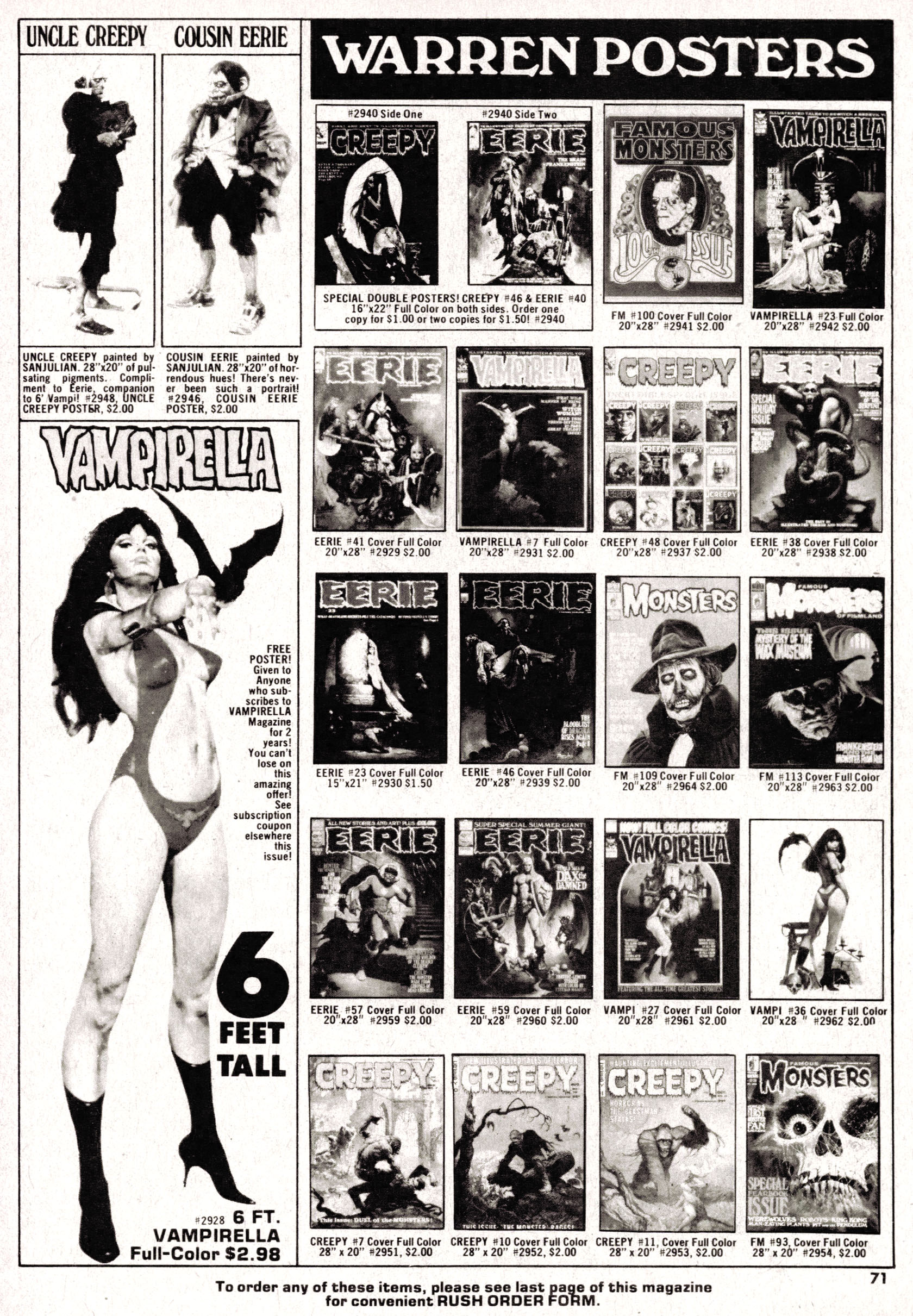 Read online Vampirella (1969) comic -  Issue #54 - 70
