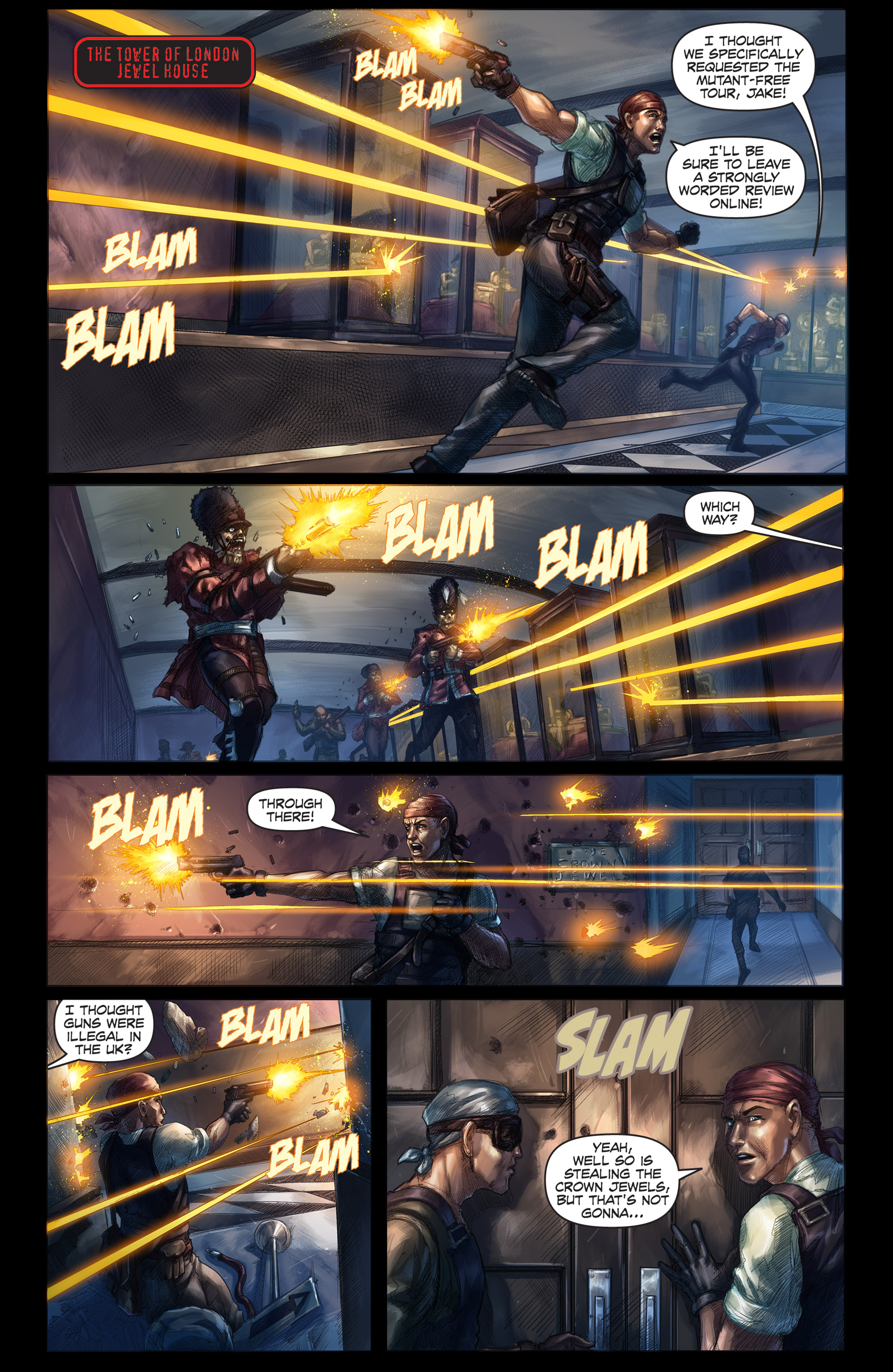 Read online Afterburn: Crossfire comic -  Issue #1 - 3
