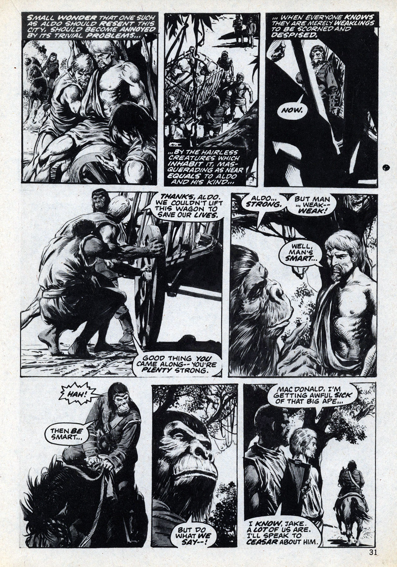 Read online Planet of the Apes comic -  Issue #23 - 31