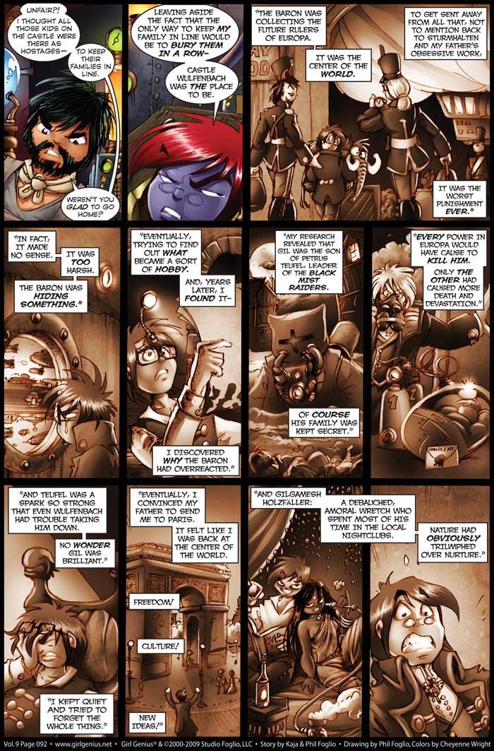 Read online Girl Genius (2002) comic -  Issue #9 - 93