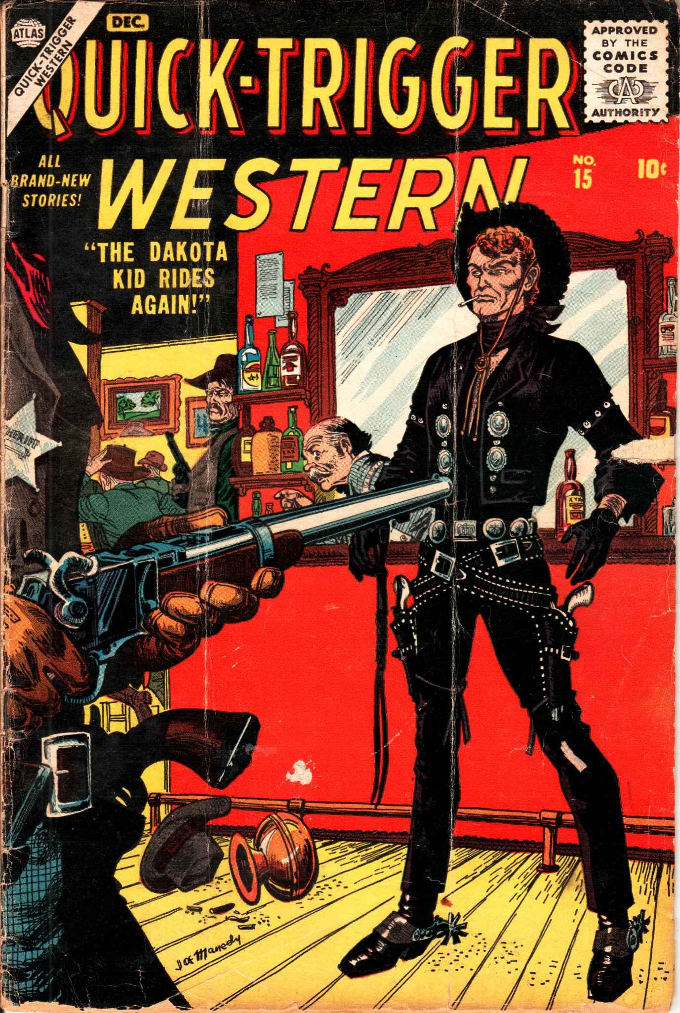 Read online Quick-Trigger Western comic -  Issue #15 - 1