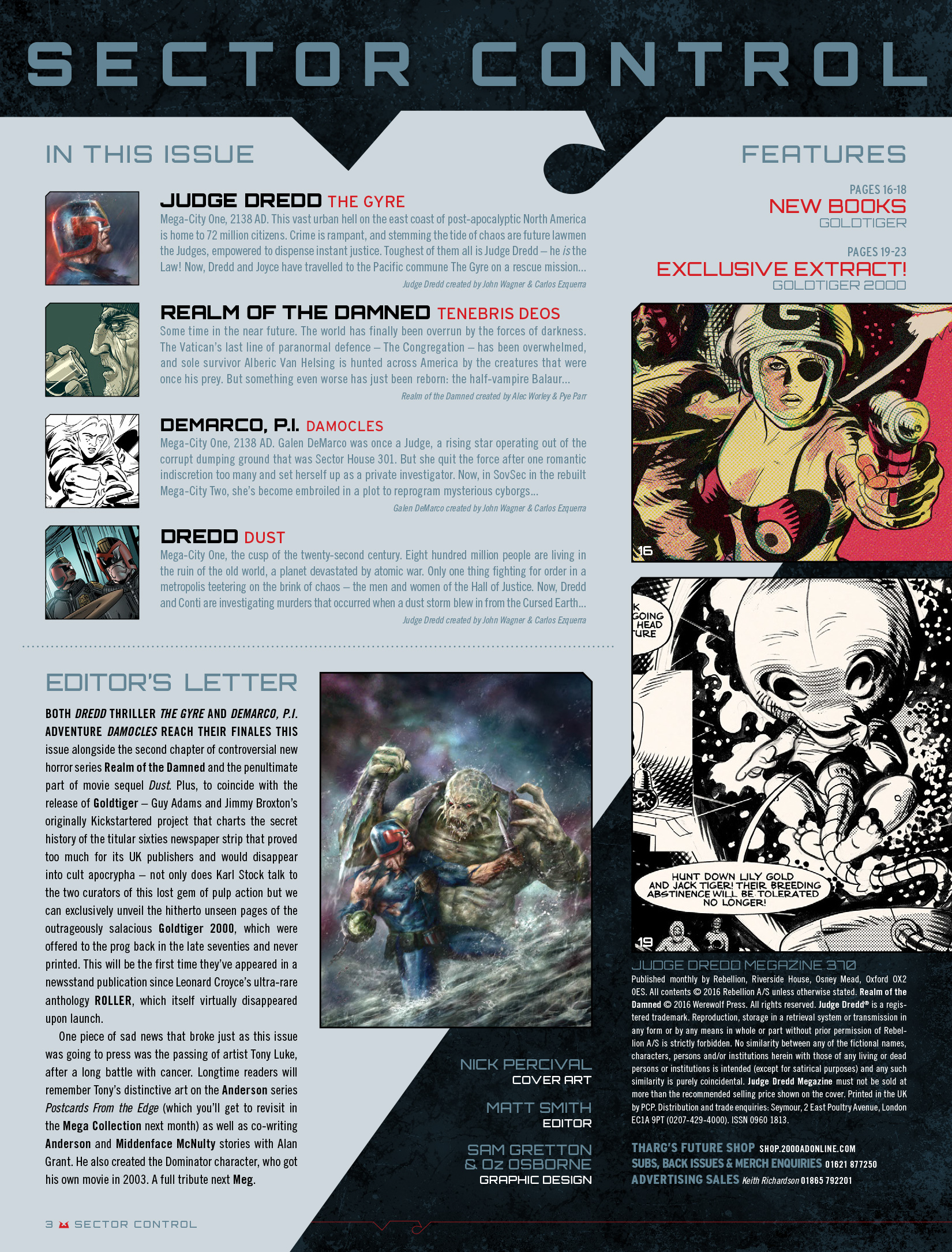Read online Judge Dredd Megazine (Vol. 5) comic -  Issue #370 - 3