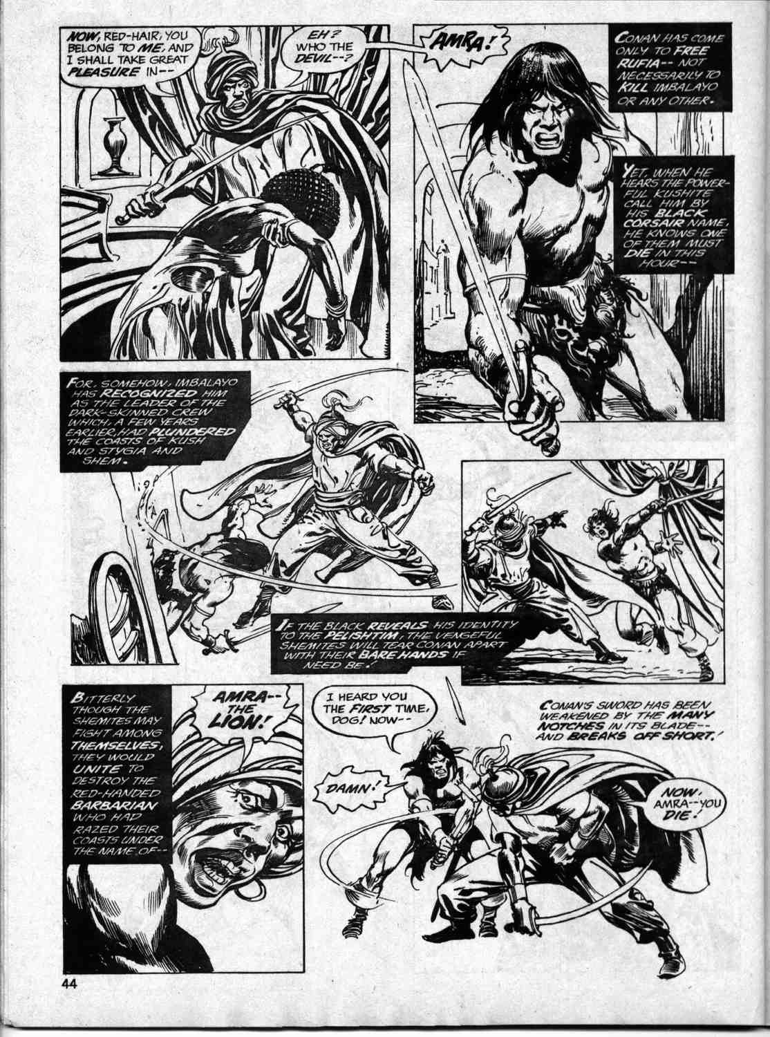 The Savage Sword Of Conan issue 36 - Page 44