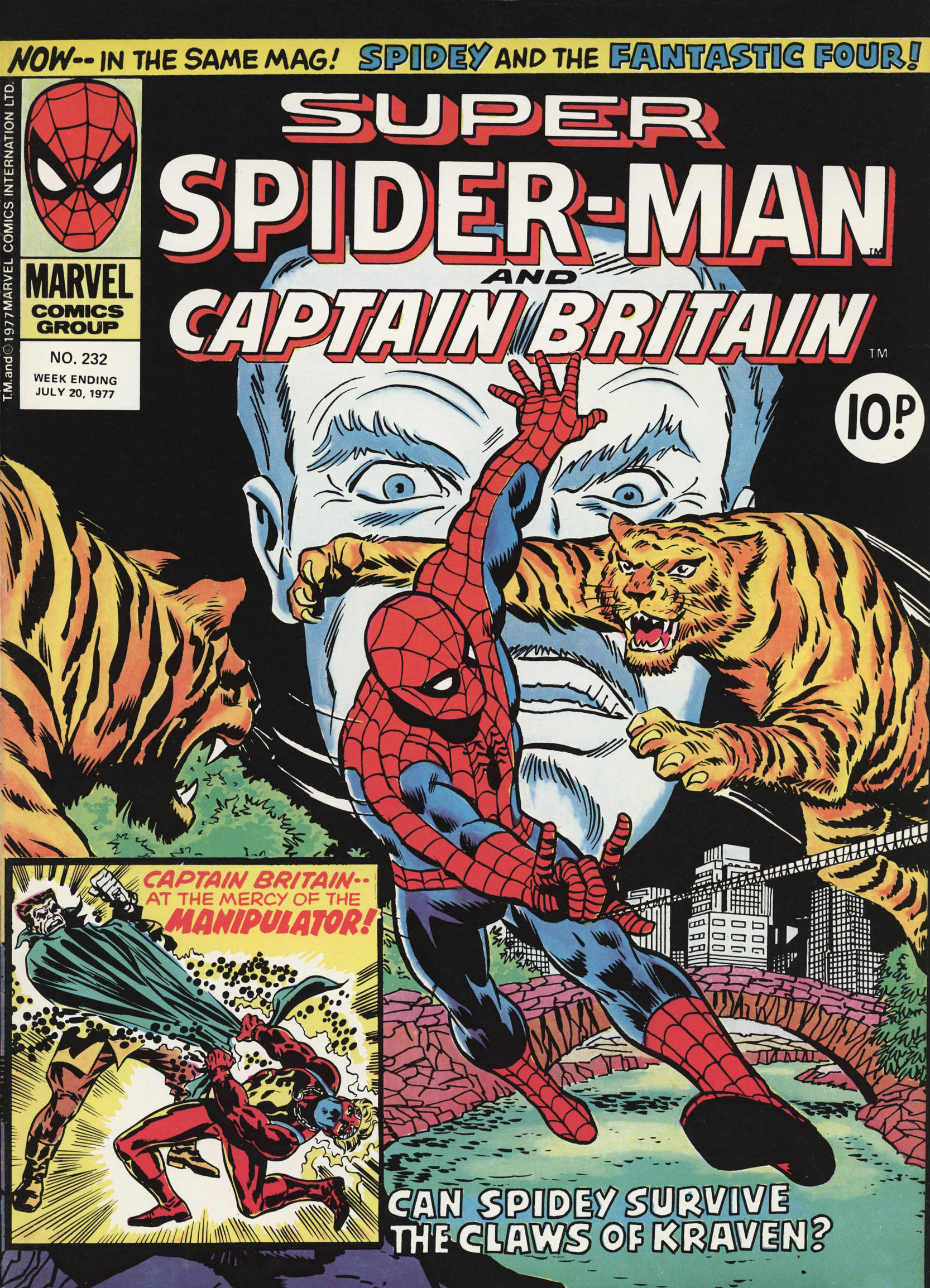 Read online Super Spider-Man and Captain Britain comic -  Issue #232 - 1