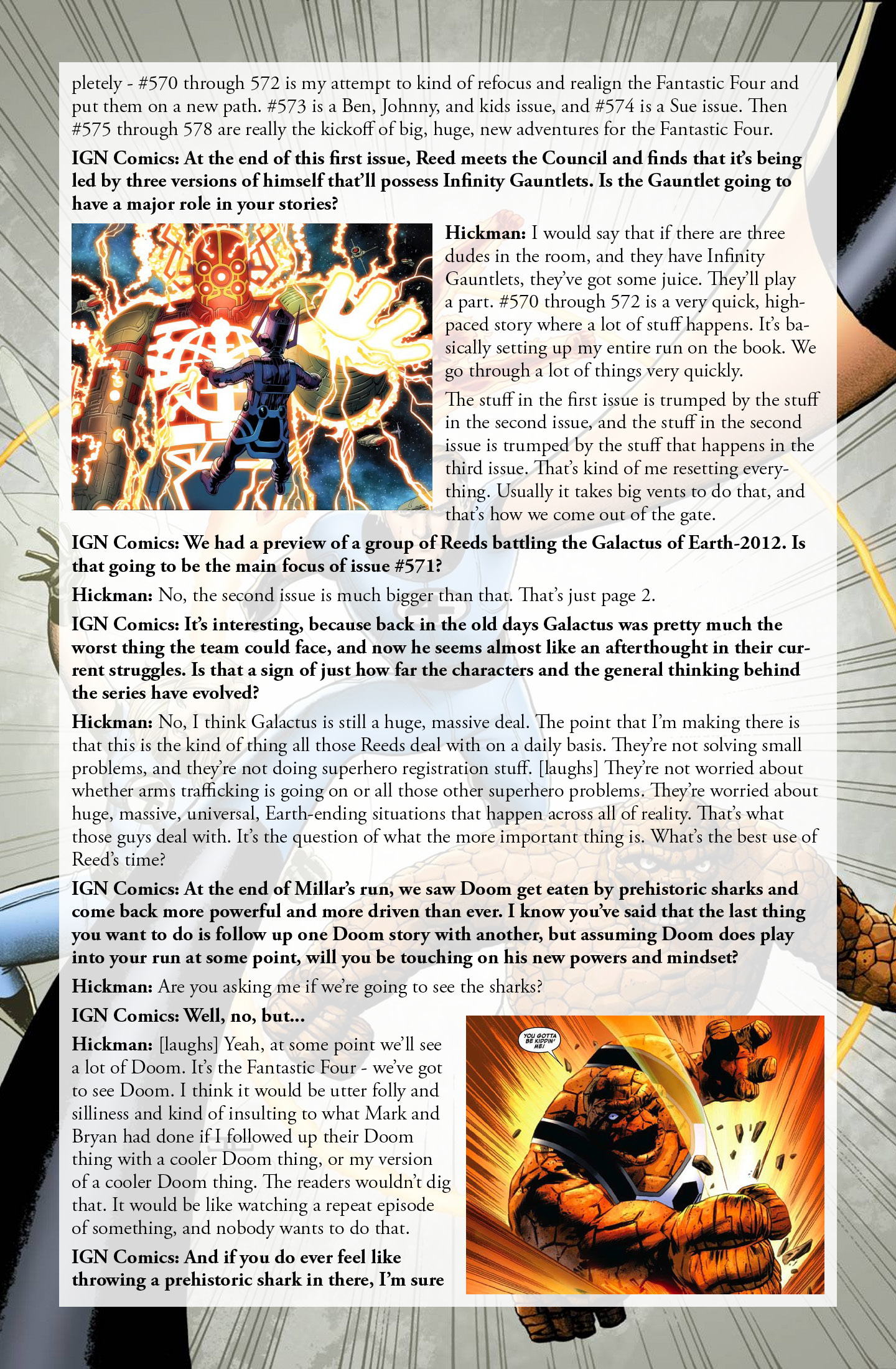 Read online Fantastic Four By Jonathan Hickman Omnibus comic -  Issue # TPB 1 (Part 1) - 6