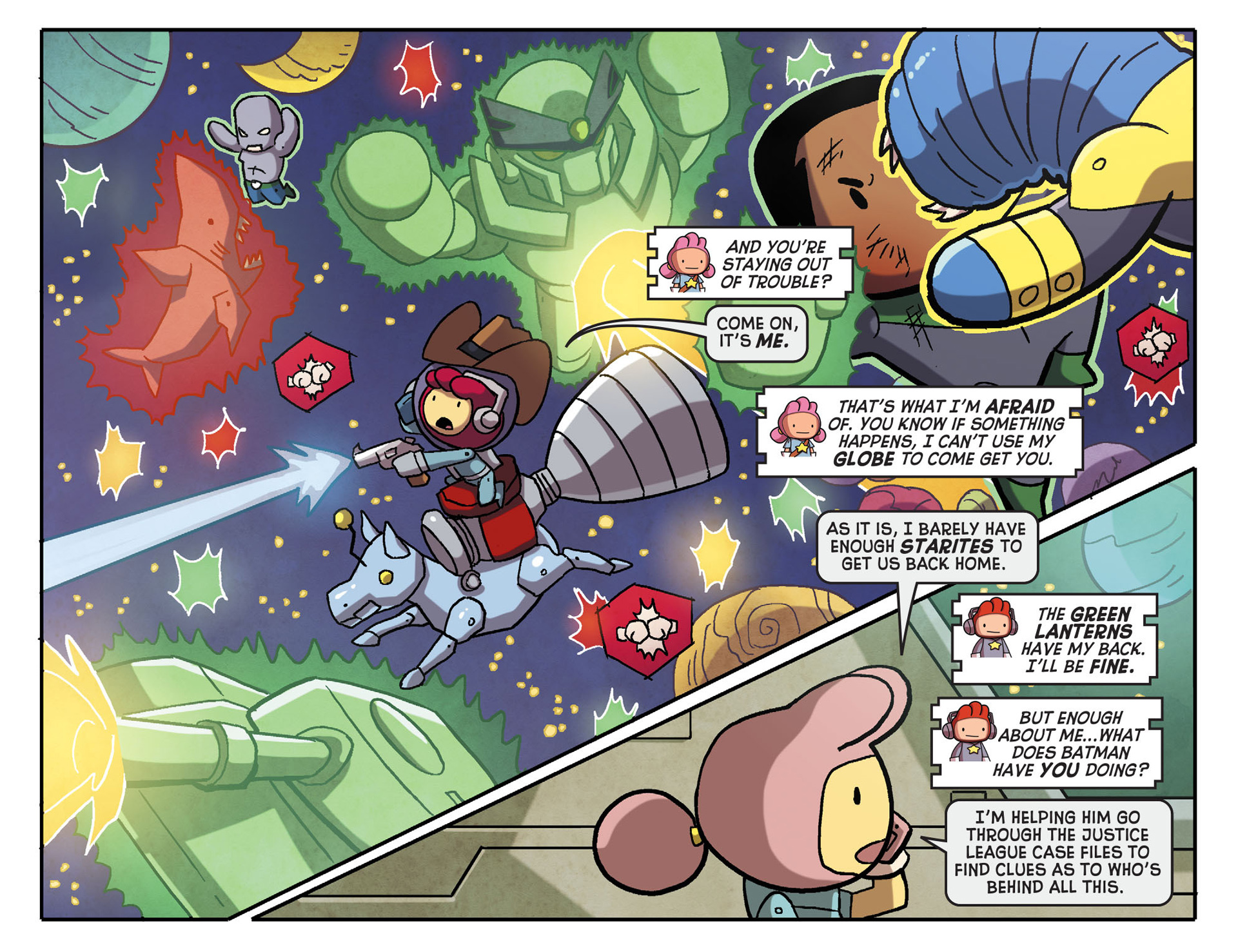 Read online Scribblenauts Unmasked: A Crisis of Imagination comic -  Issue #6 - 14
