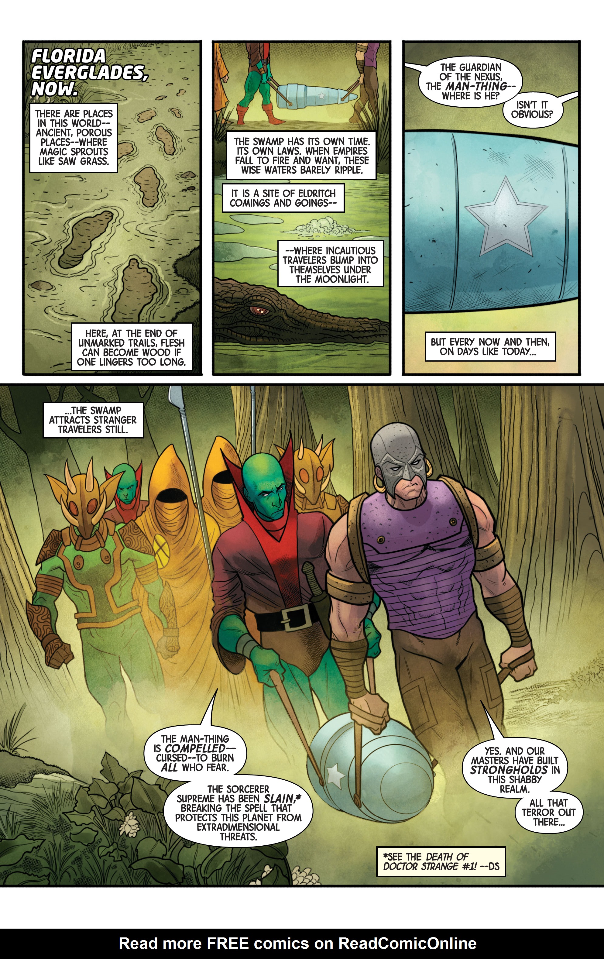 Read online Death of Doctor Strange: One-Shots comic -  Issue # Avengers - 6