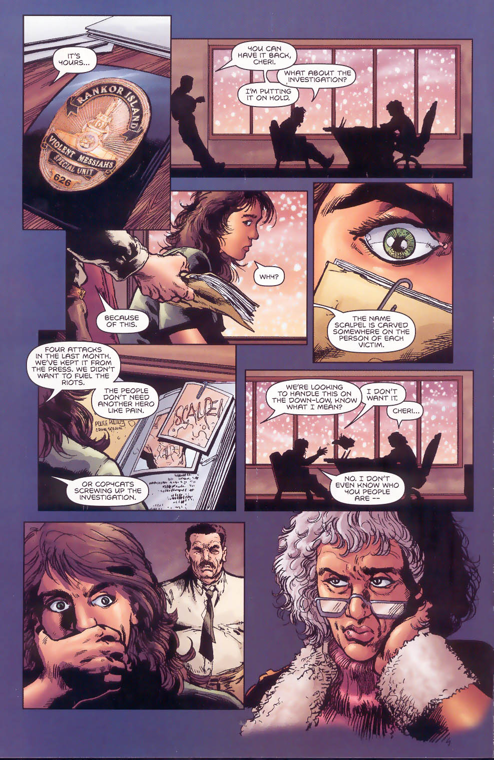 Read online Violent Messiahs: Lamenting Pain comic -  Issue #1 - 12