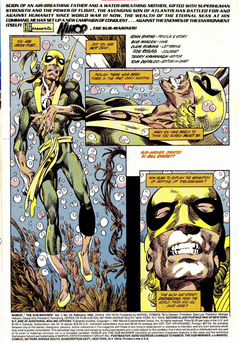 Read online Namor, The Sub-Mariner comic -  Issue #23 - 2