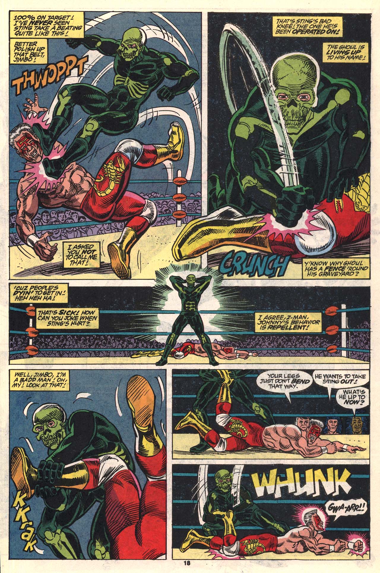 Read online WCW World Championship Wrestling comic -  Issue #4 - 19