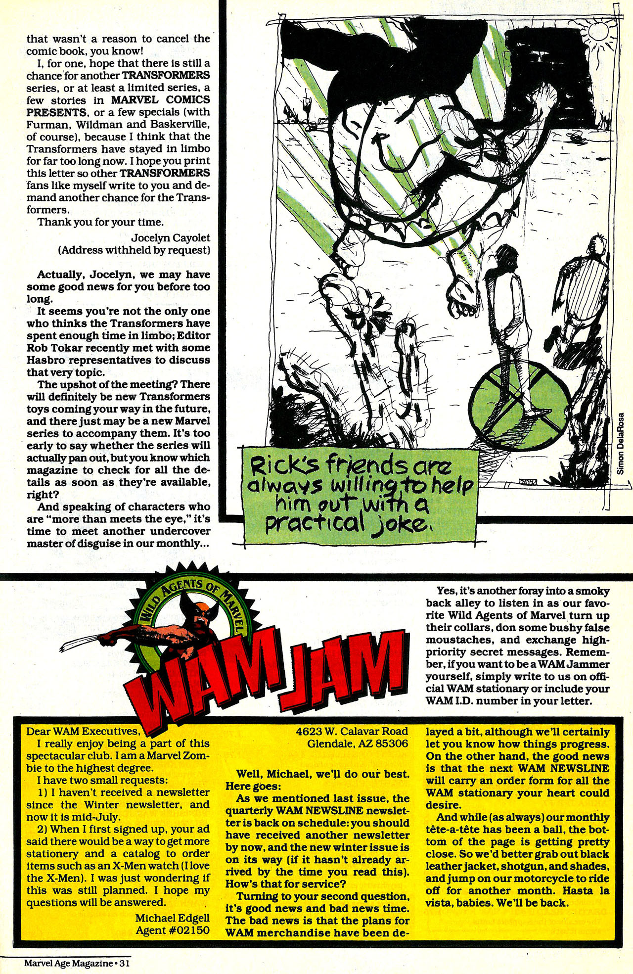 Read online Marvel Age comic -  Issue #120 - 32