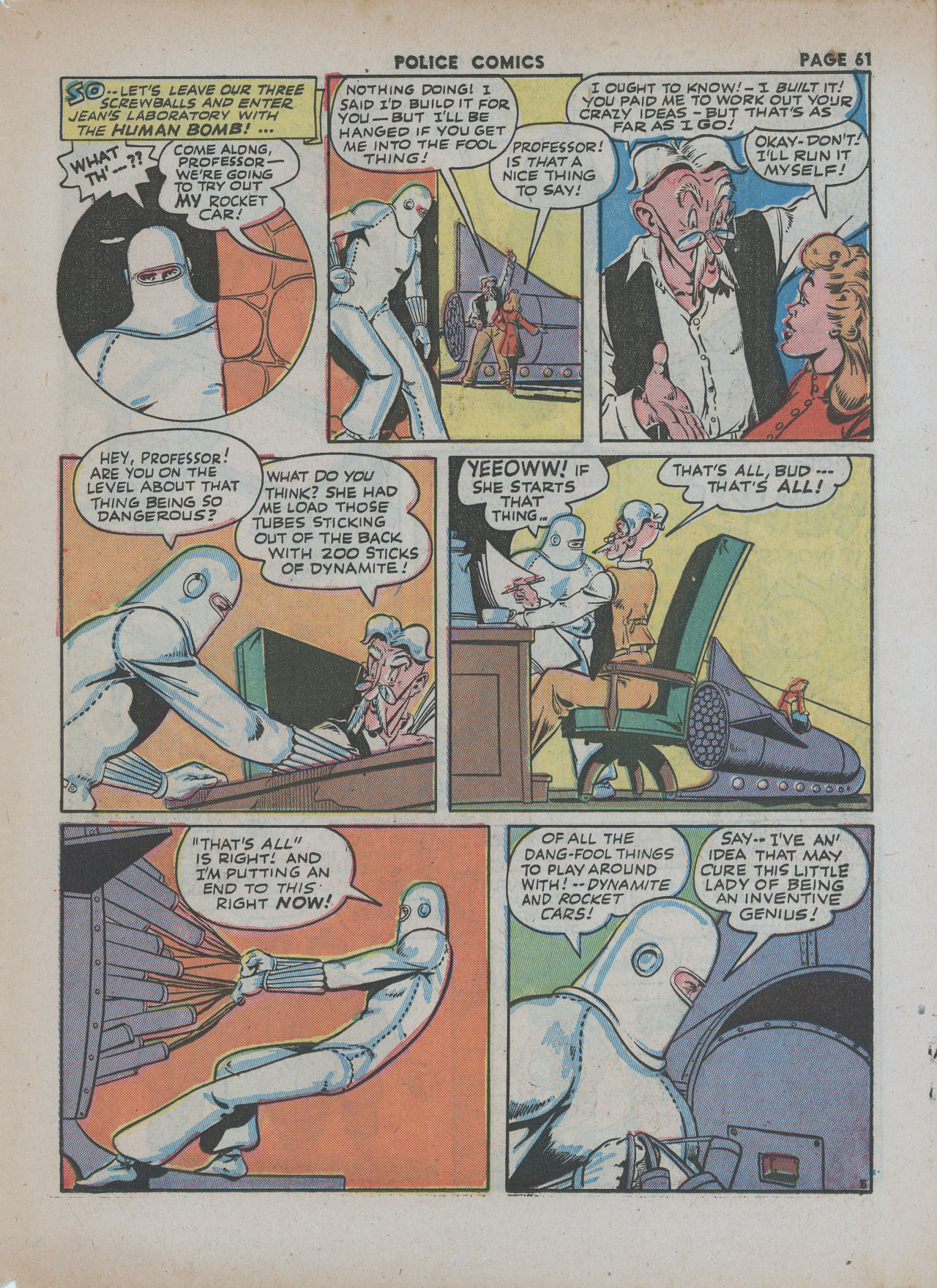 Read online Police Comics comic -  Issue #18 - 63