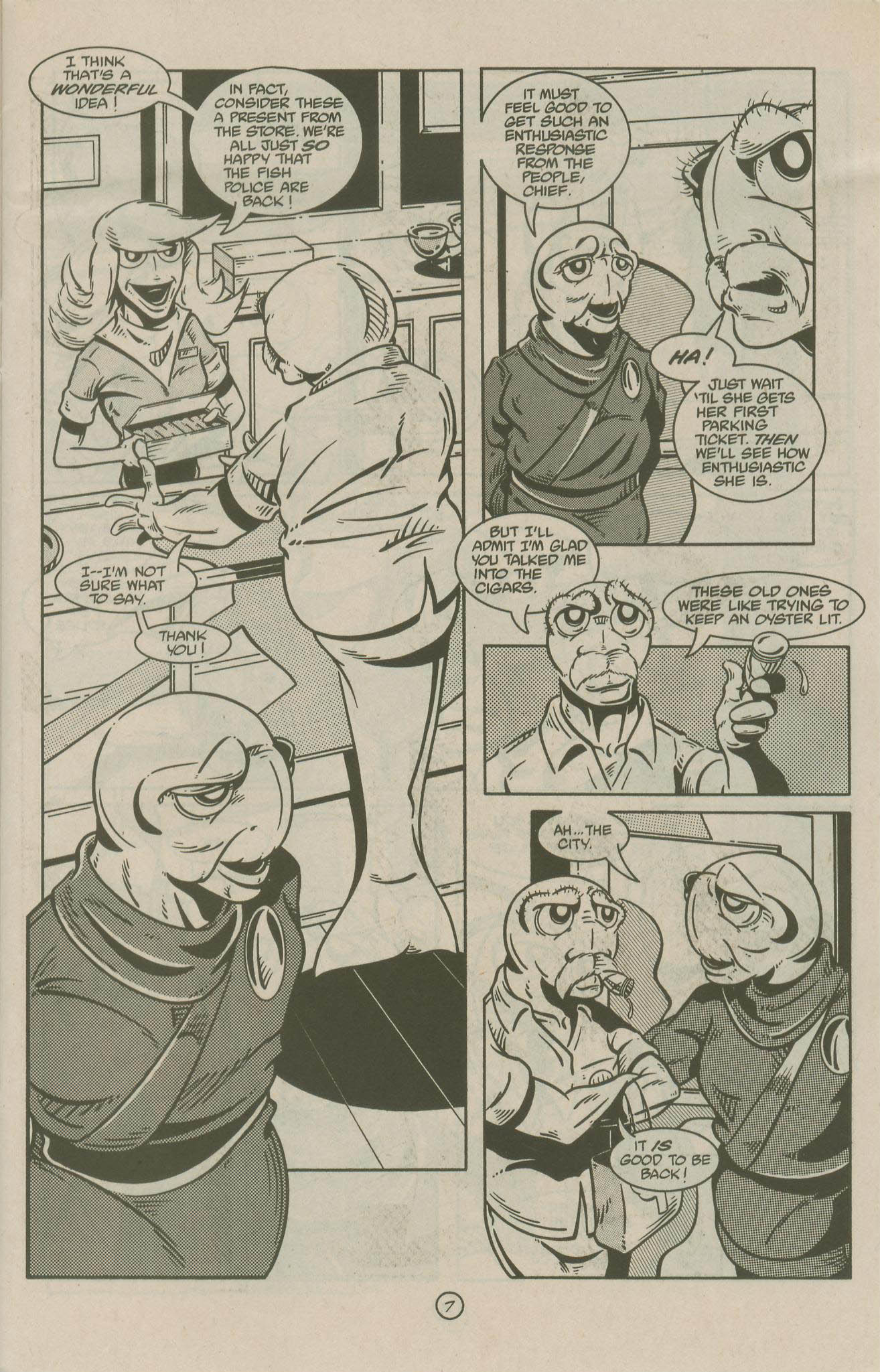 Read online The Fish Police comic -  Issue #21 - 9