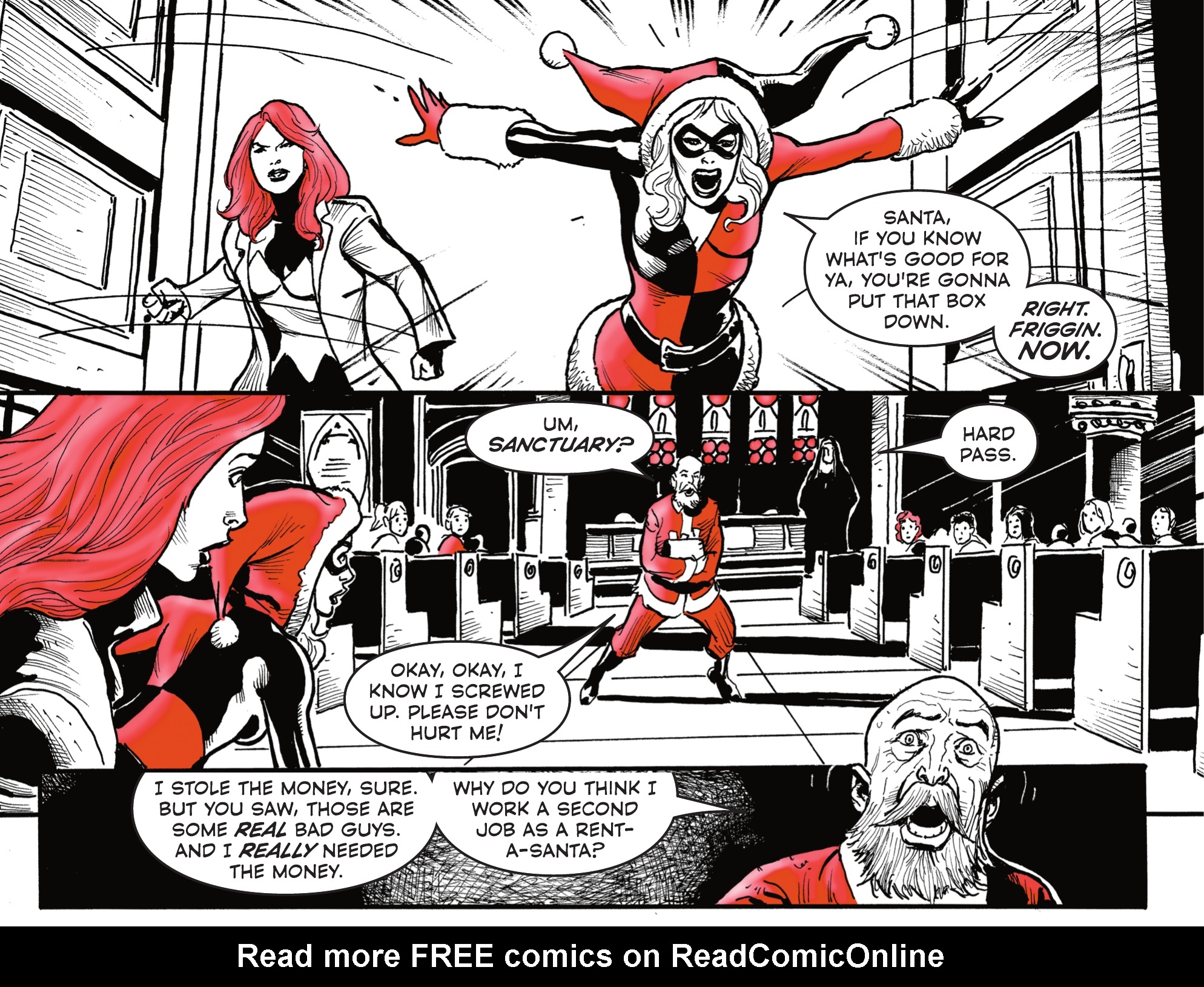 Read online Harley Quinn Black   White   Red comic -  Issue #17 - 17
