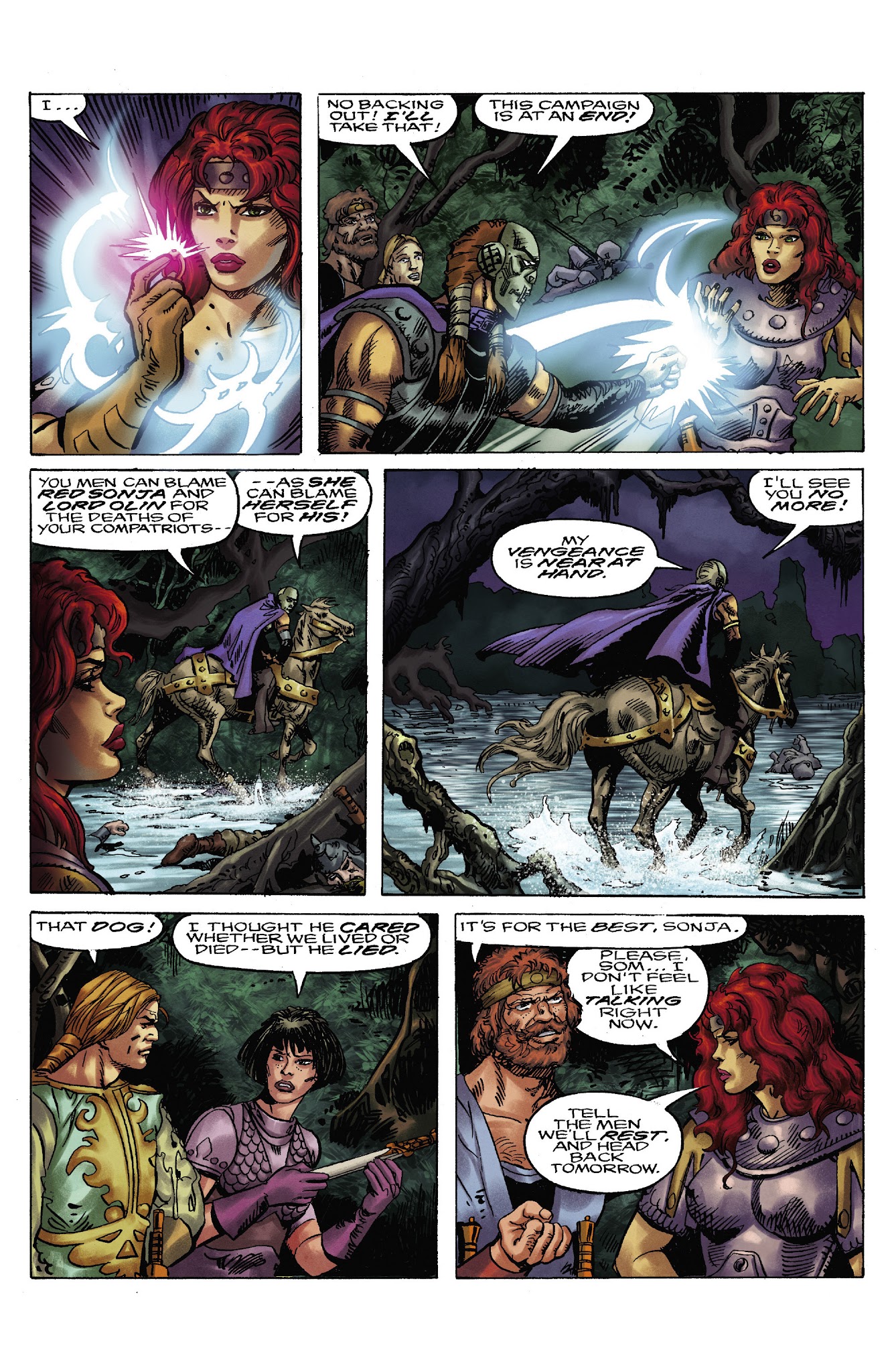 Read online Classic Red Sonja Re-Mastered comic -  Issue #4 - 5