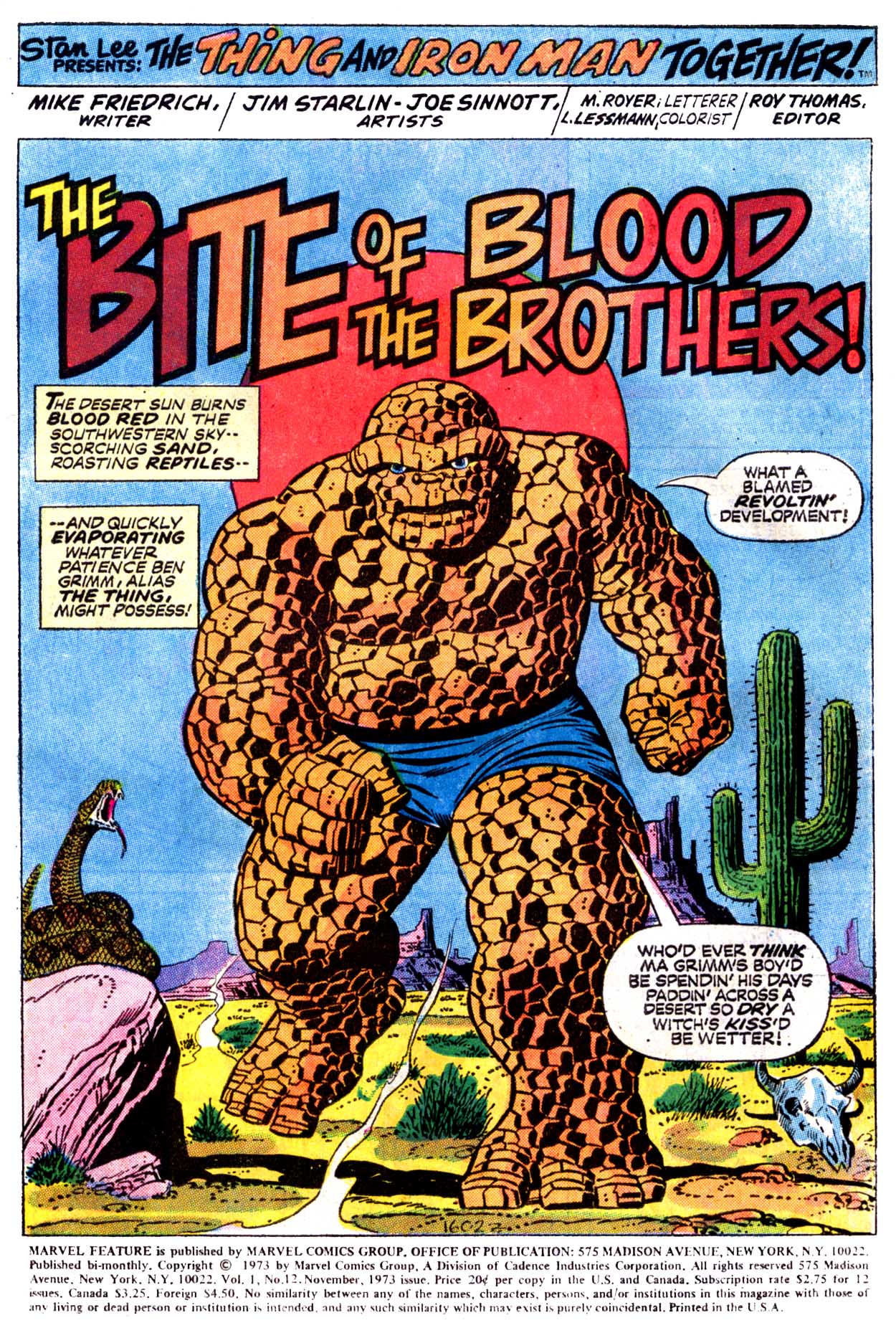 Read online Marvel Feature (1971) comic -  Issue #12 - 2