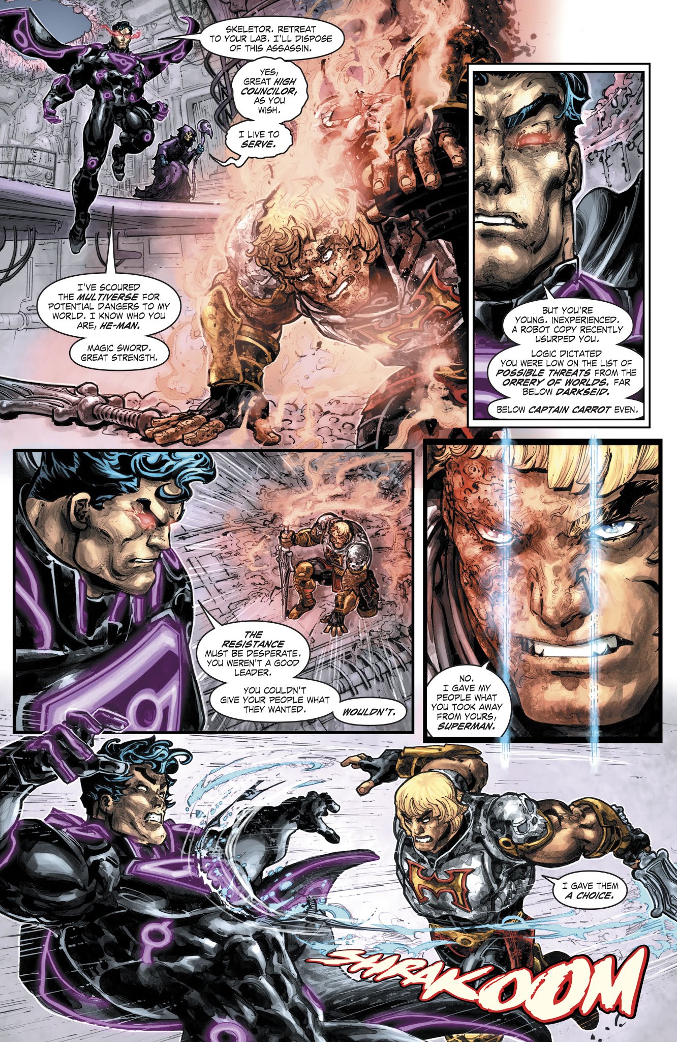 Read online Injustice Vs. Masters of the Universe comic -  Issue #4 - 5