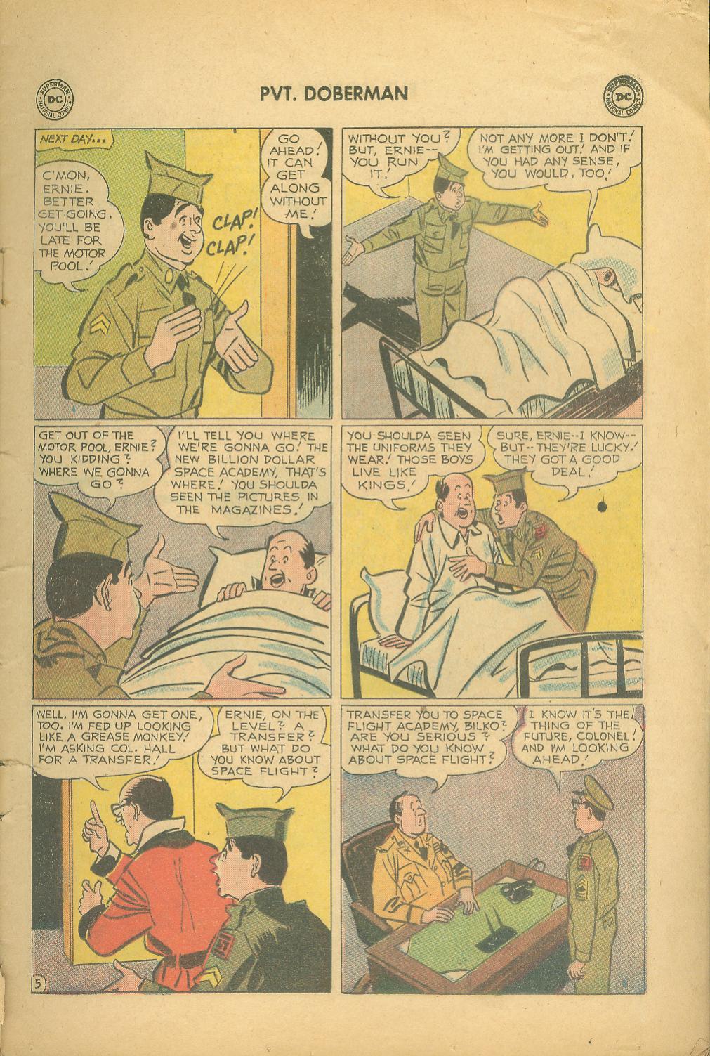 Read online Sgt. Bilko's Pvt. Doberman comic -  Issue #10 - 7