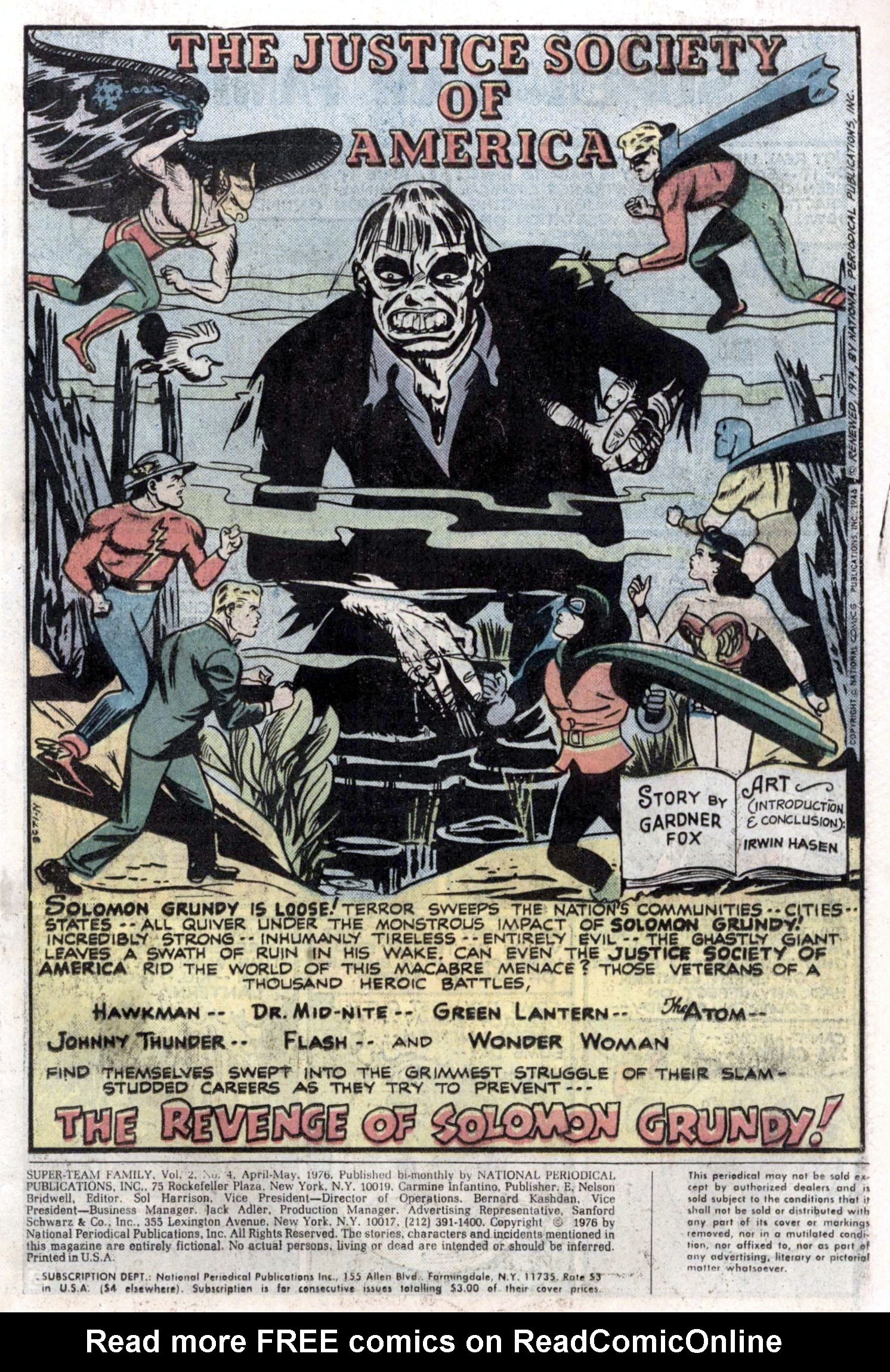 Read online Super-Team Family comic -  Issue #4 - 3