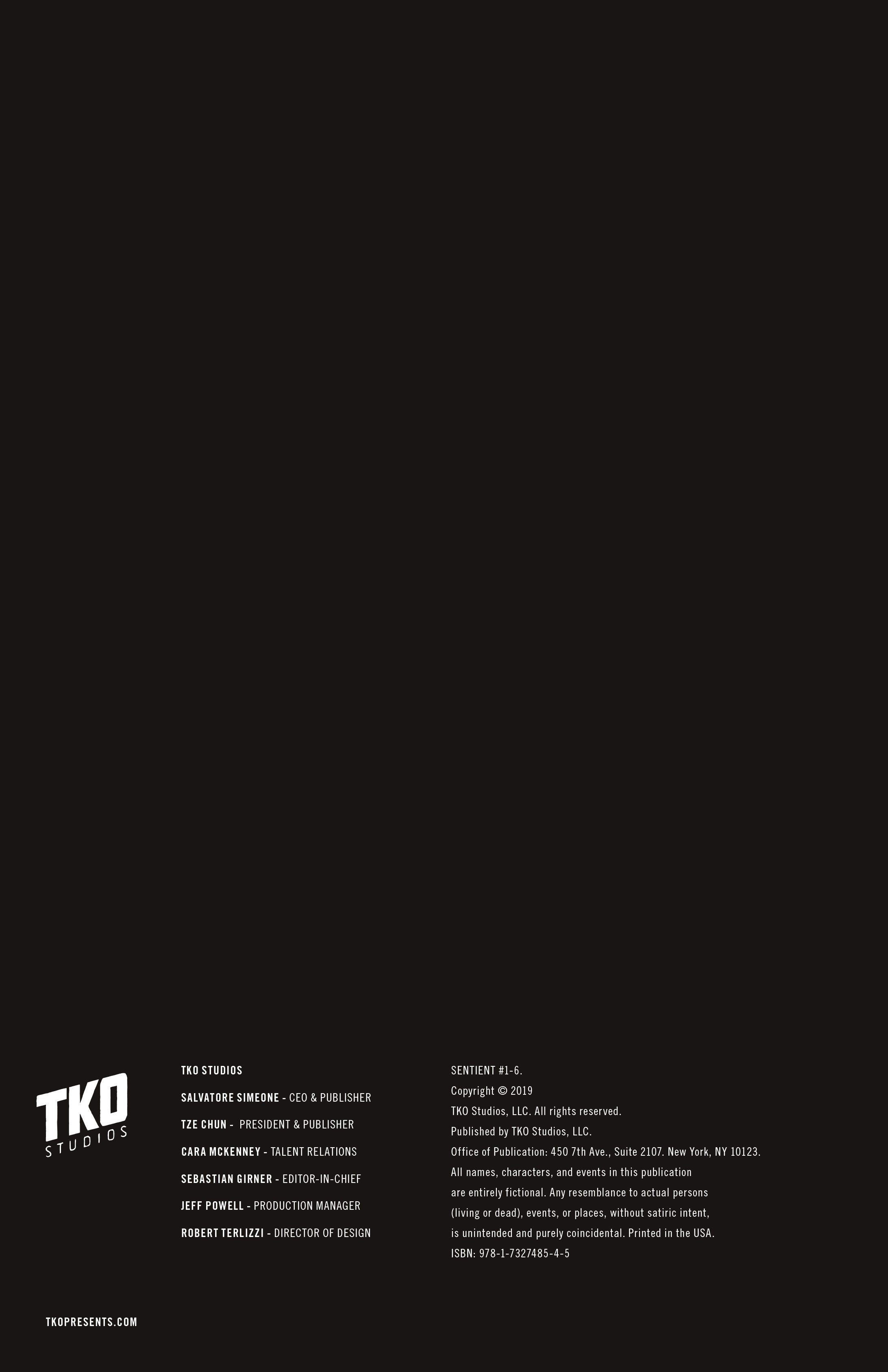 Read online Sentient comic -  Issue # TPB (Part 1) - 2