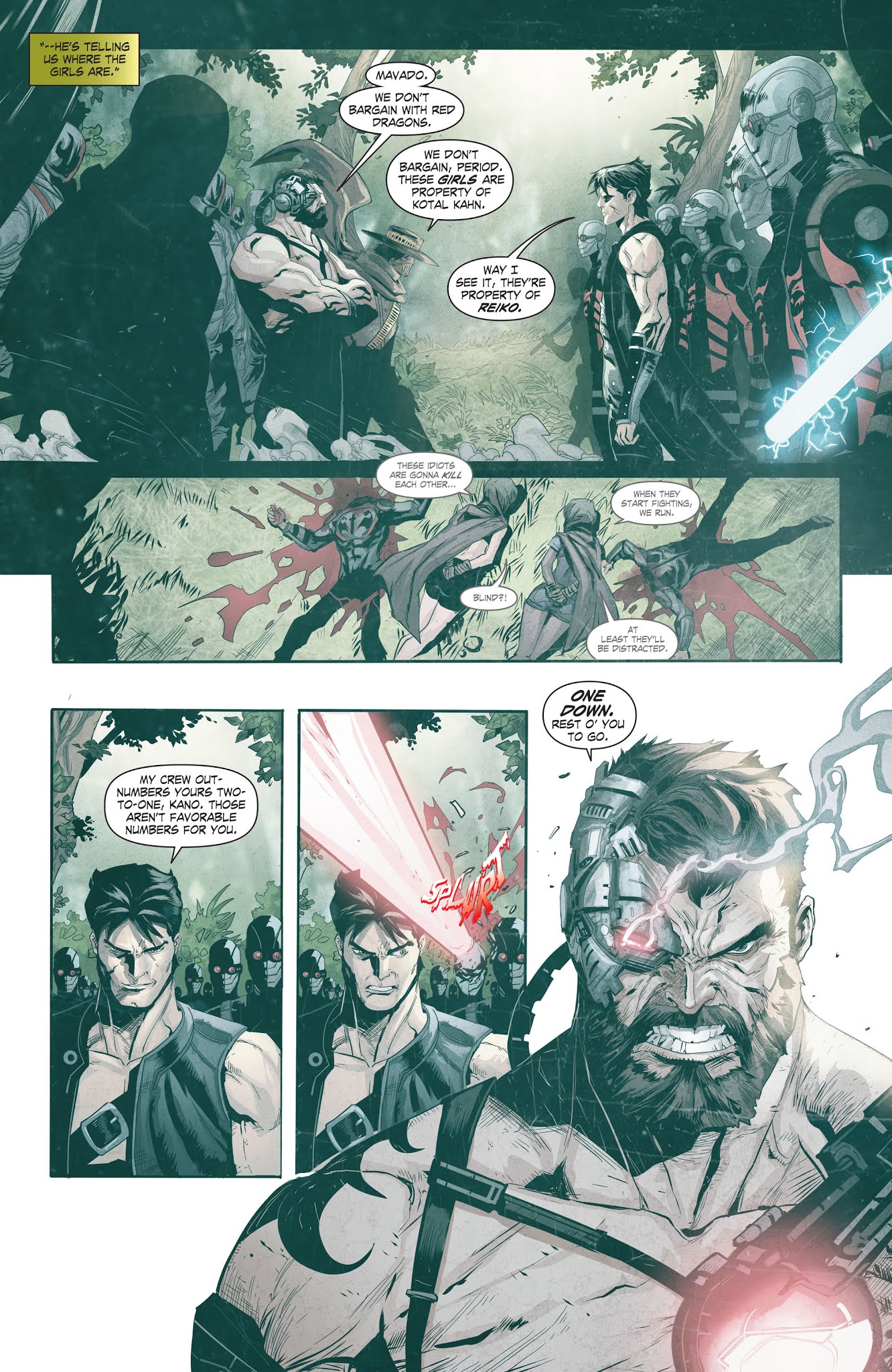 Read online Mortal Kombat X [I] comic -  Issue # _TPB 1 - 122