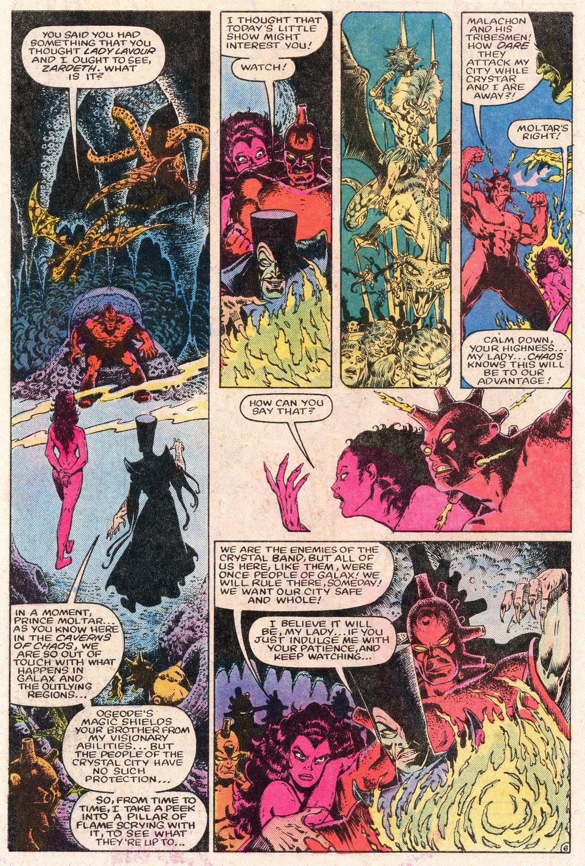 Read online The Saga of Crystar, Crystal Warrior comic -  Issue #7 - 7