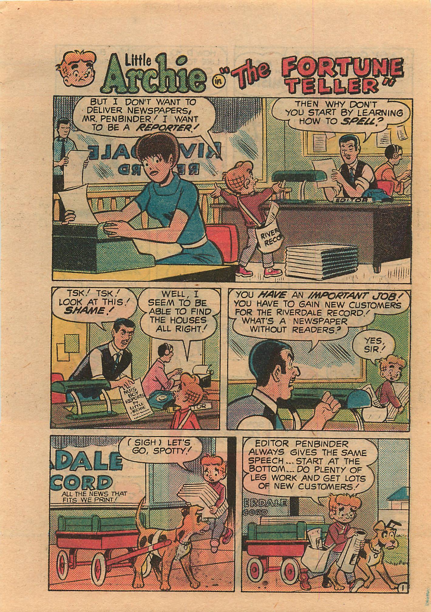 Read online Little Archie Comics Digest Magazine comic -  Issue #9 - 10