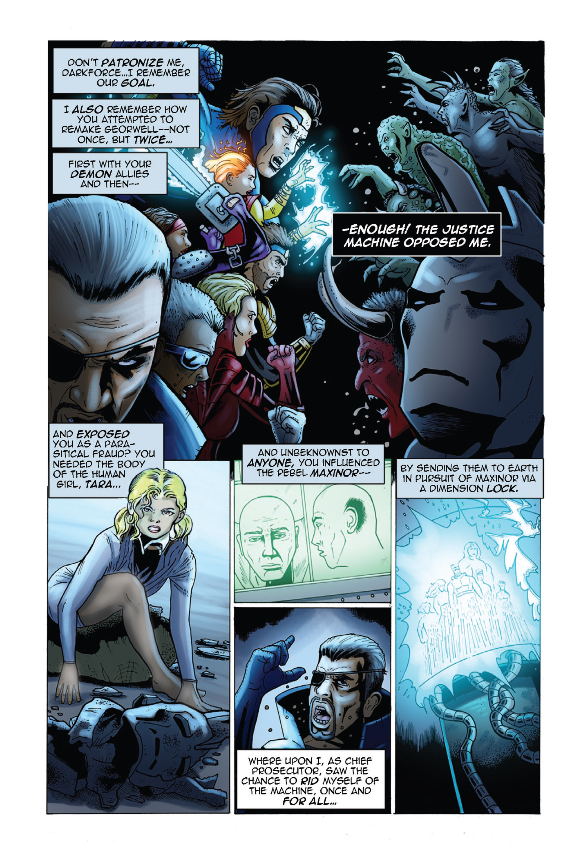 Read online The Justice Machine: Object of Power comic -  Issue # TPB - 15