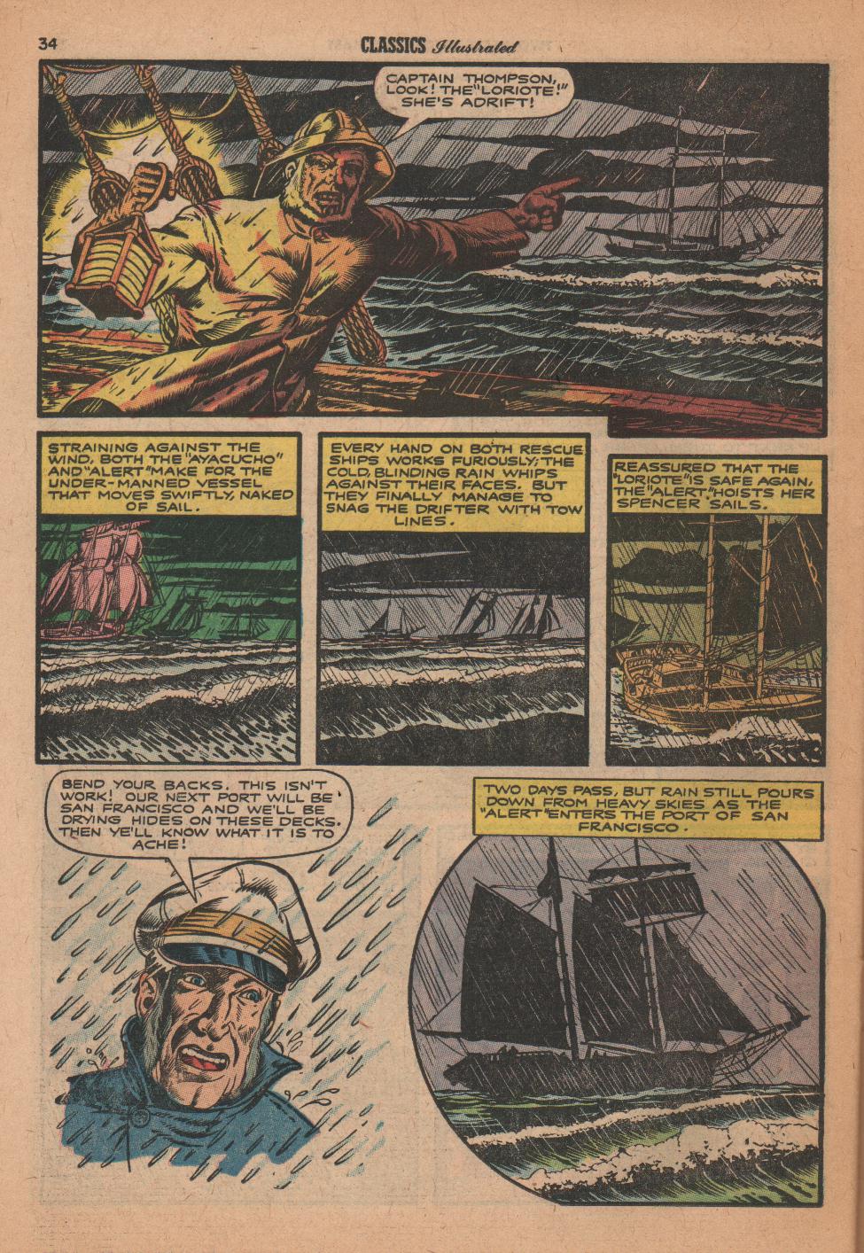 Read online Classics Illustrated comic -  Issue #25 - 36