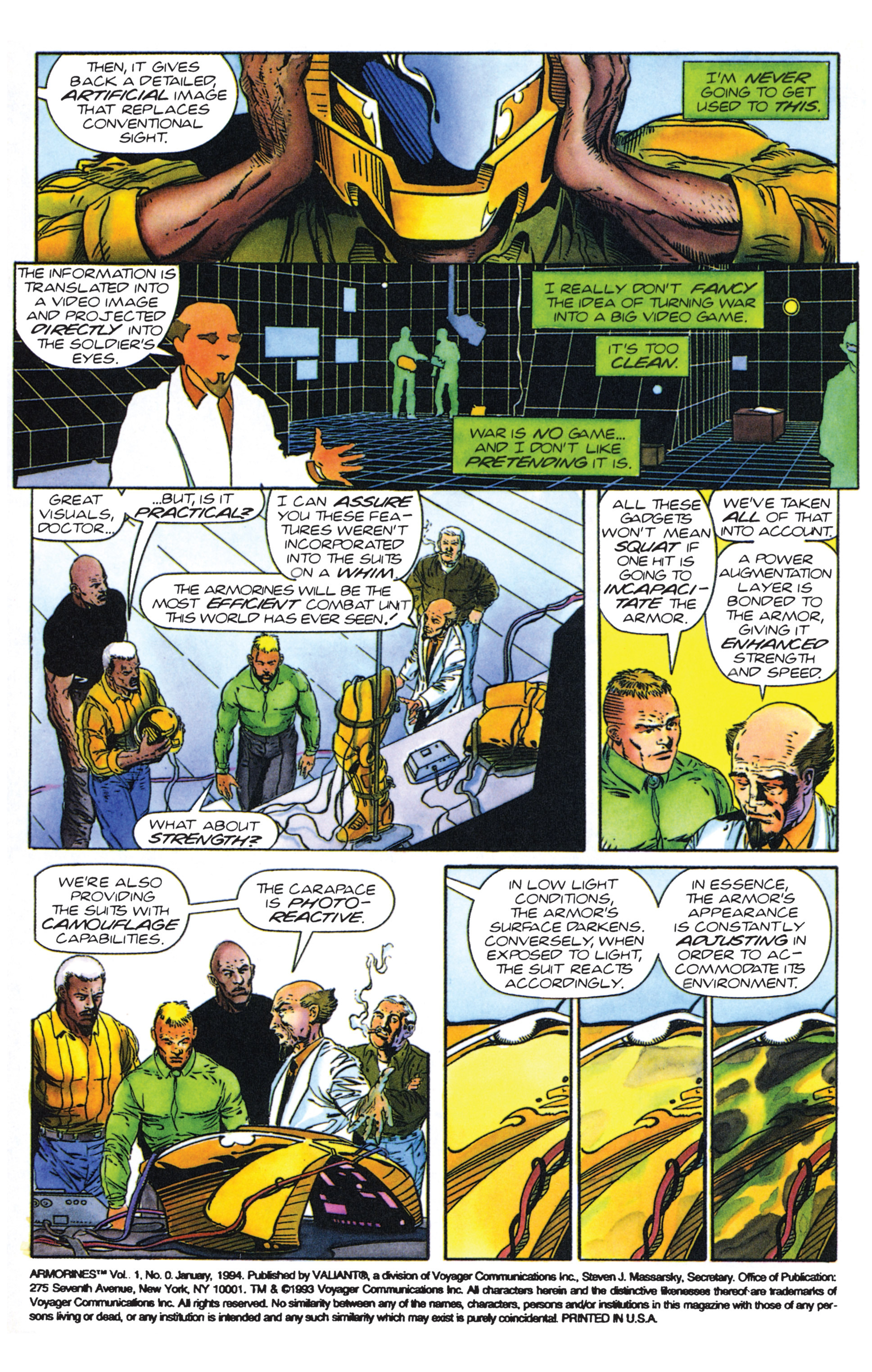 Read online Armorines comic -  Issue #0 - 4