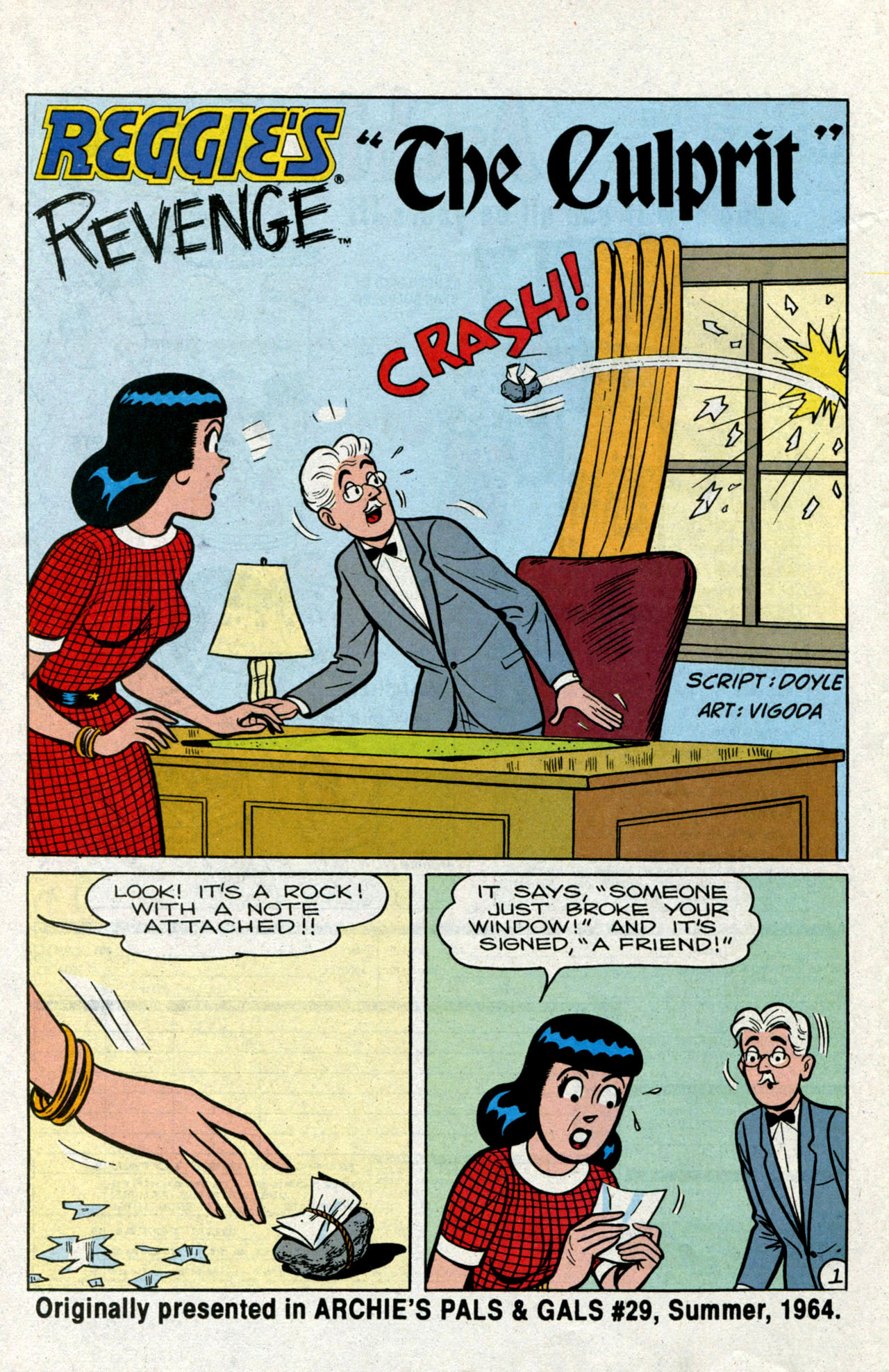 Read online Reggie's Revenge comic -  Issue #1 - 39