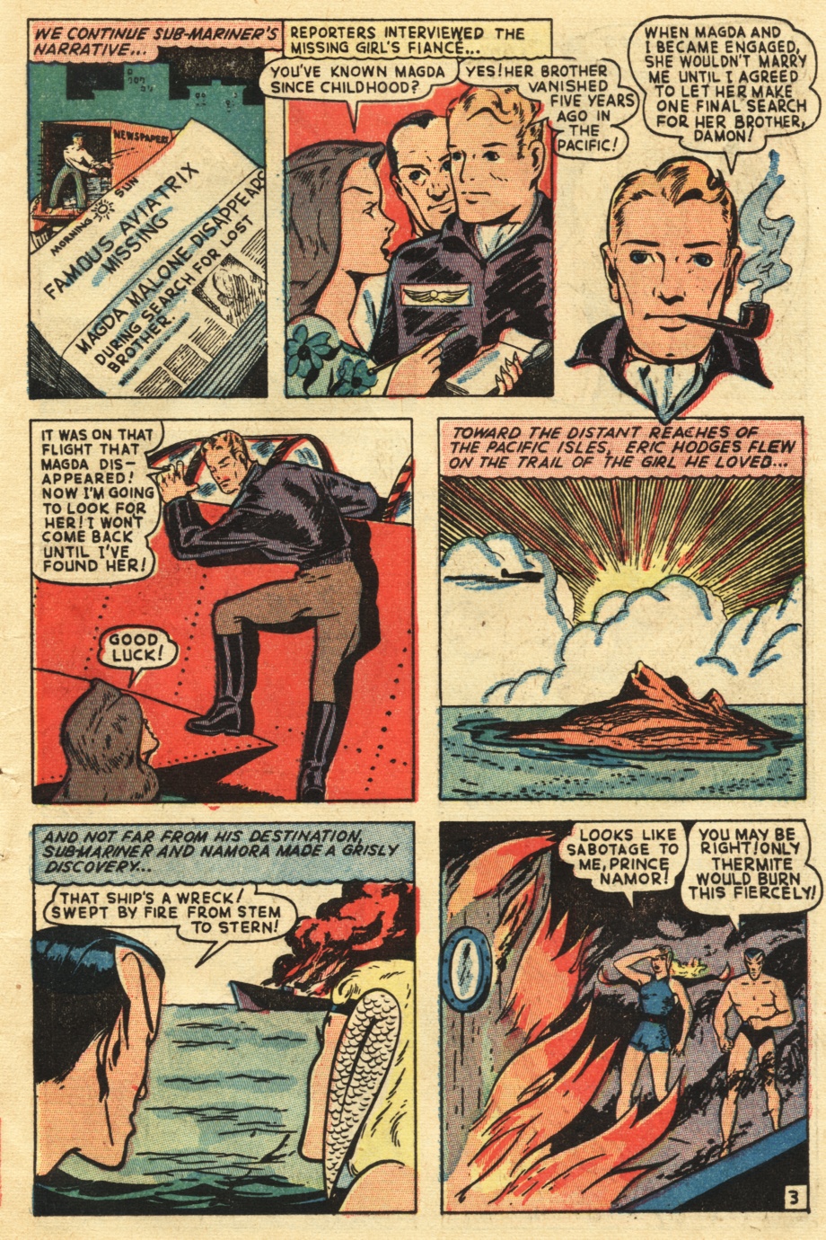 Read online Sub-Mariner Comics comic -  Issue #25 - 5