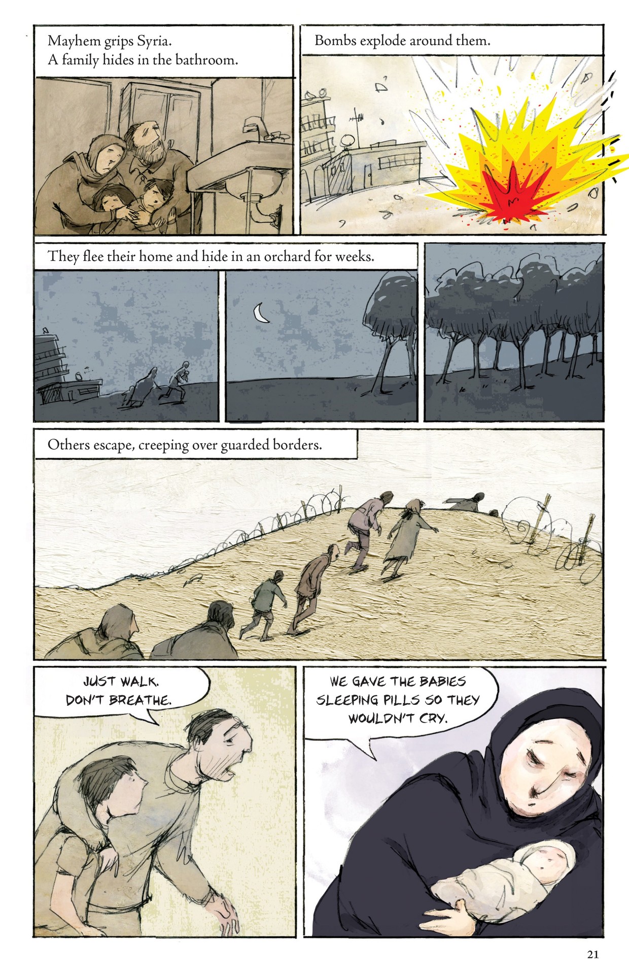 Read online The Unwanted: Stories of the Syrian Refugees comic -  Issue # TPB - 20