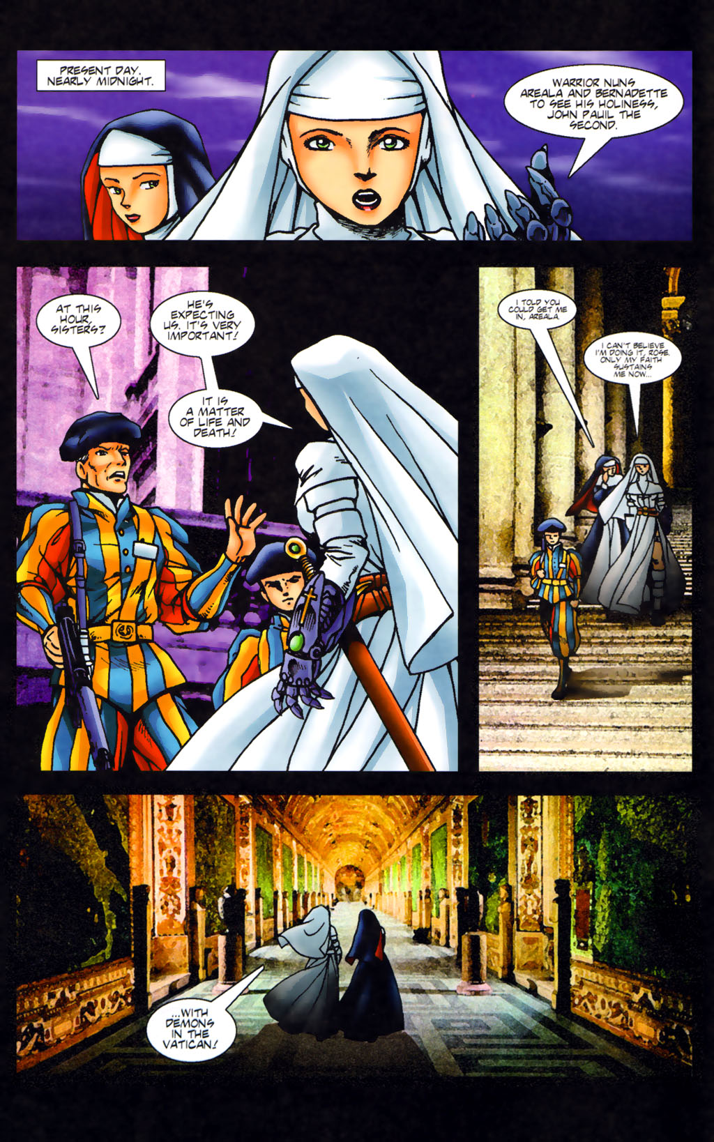 Read online Warrior Nun Areala: Scorpio Rose comic -  Issue #4 - 6