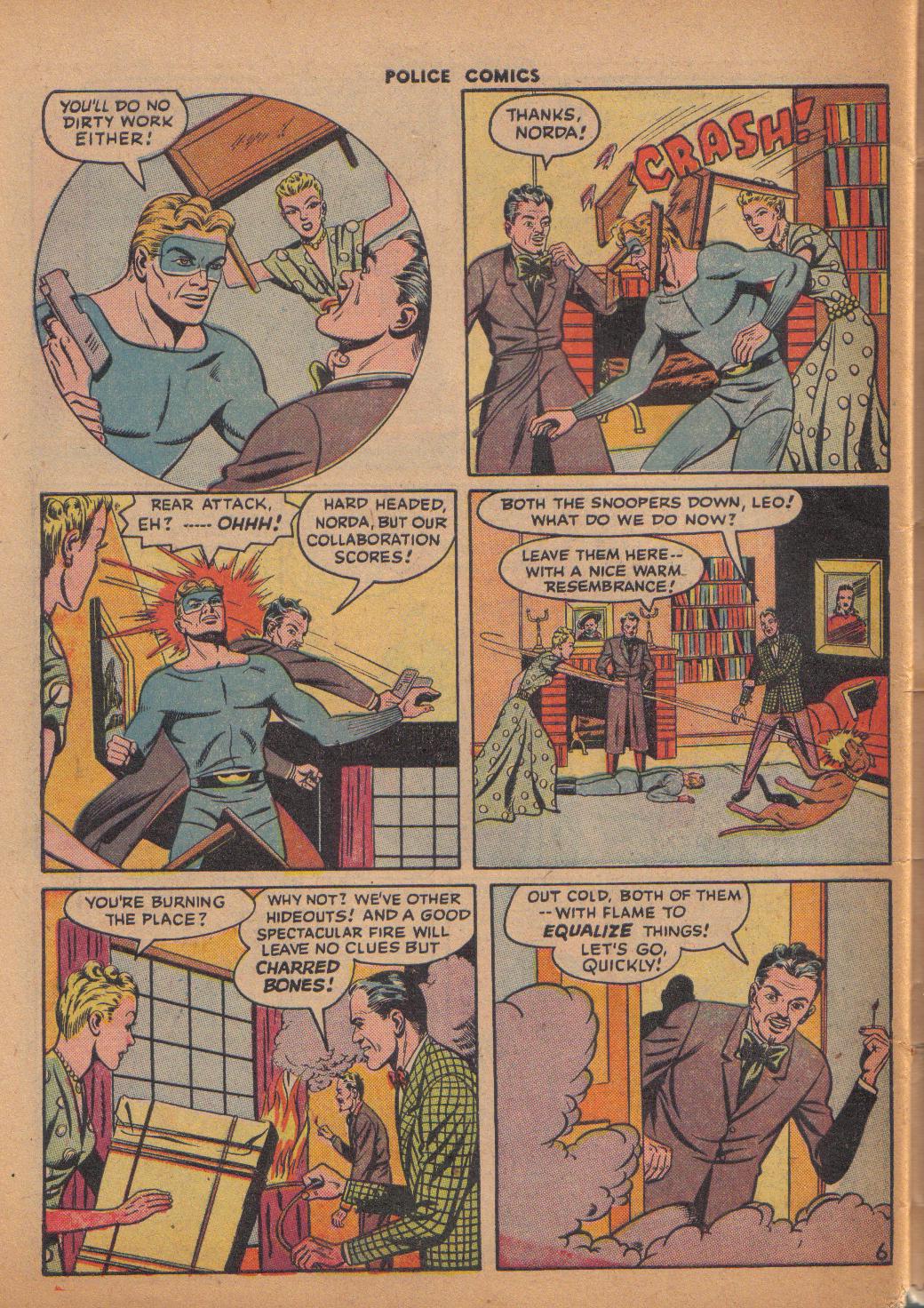 Read online Police Comics comic -  Issue #50 - 54
