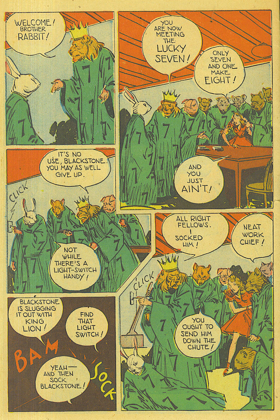 Read online Super-Magician Comics comic -  Issue #42 - 47